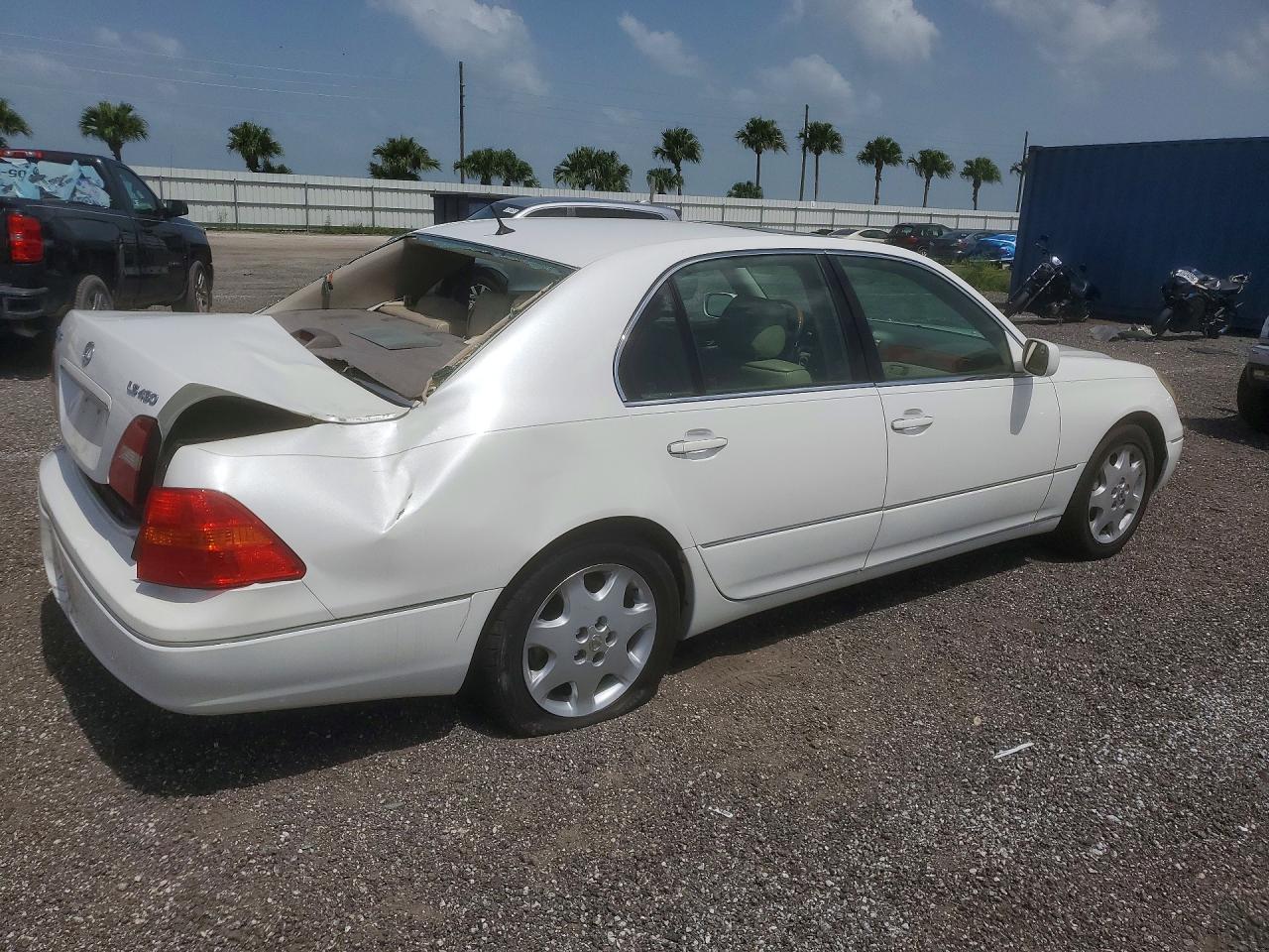 2002 Lexus Ls 430 Белый vin: JTHBN30F520064133