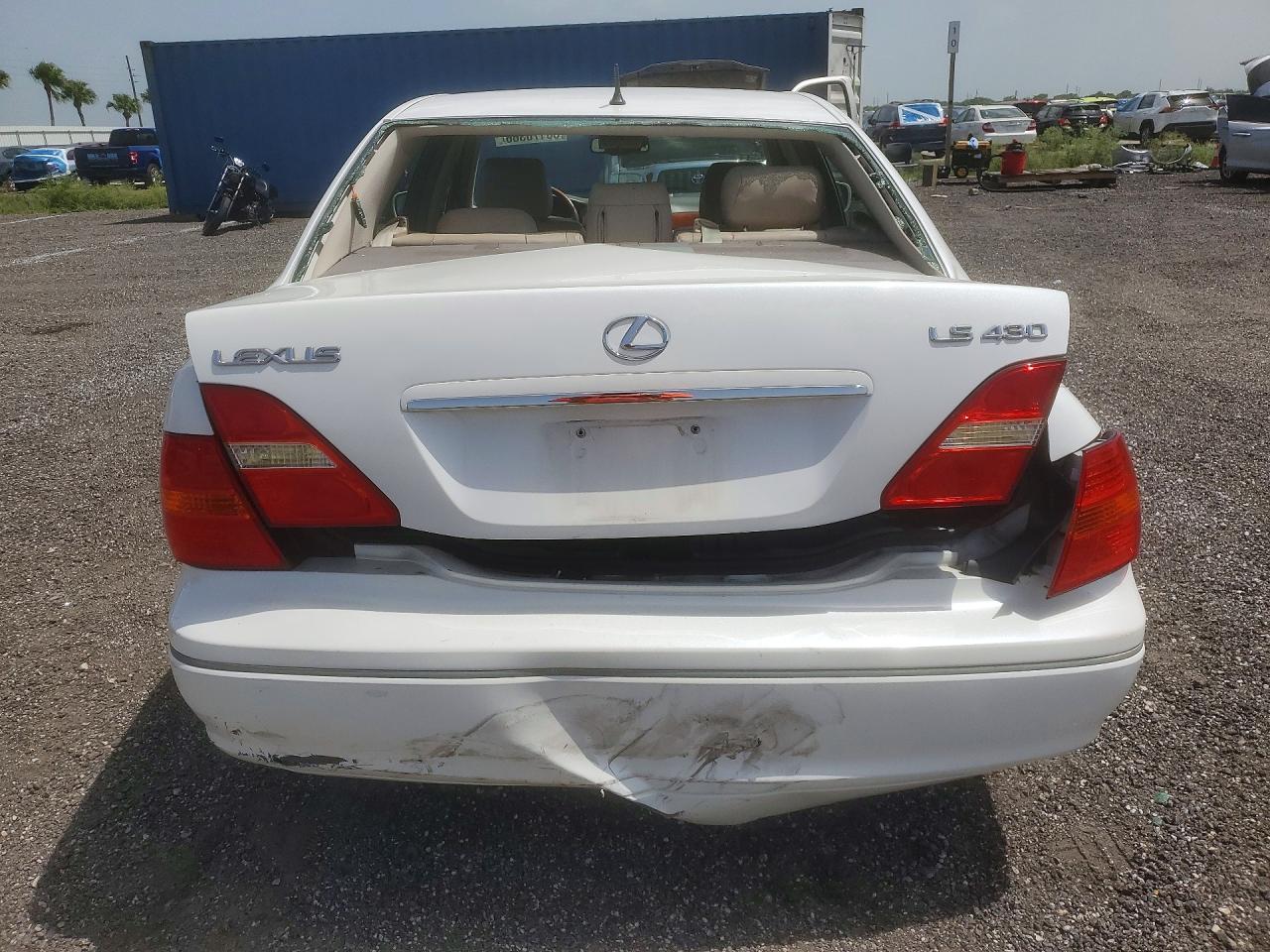 2002 Lexus Ls 430 Белый vin: JTHBN30F520064133