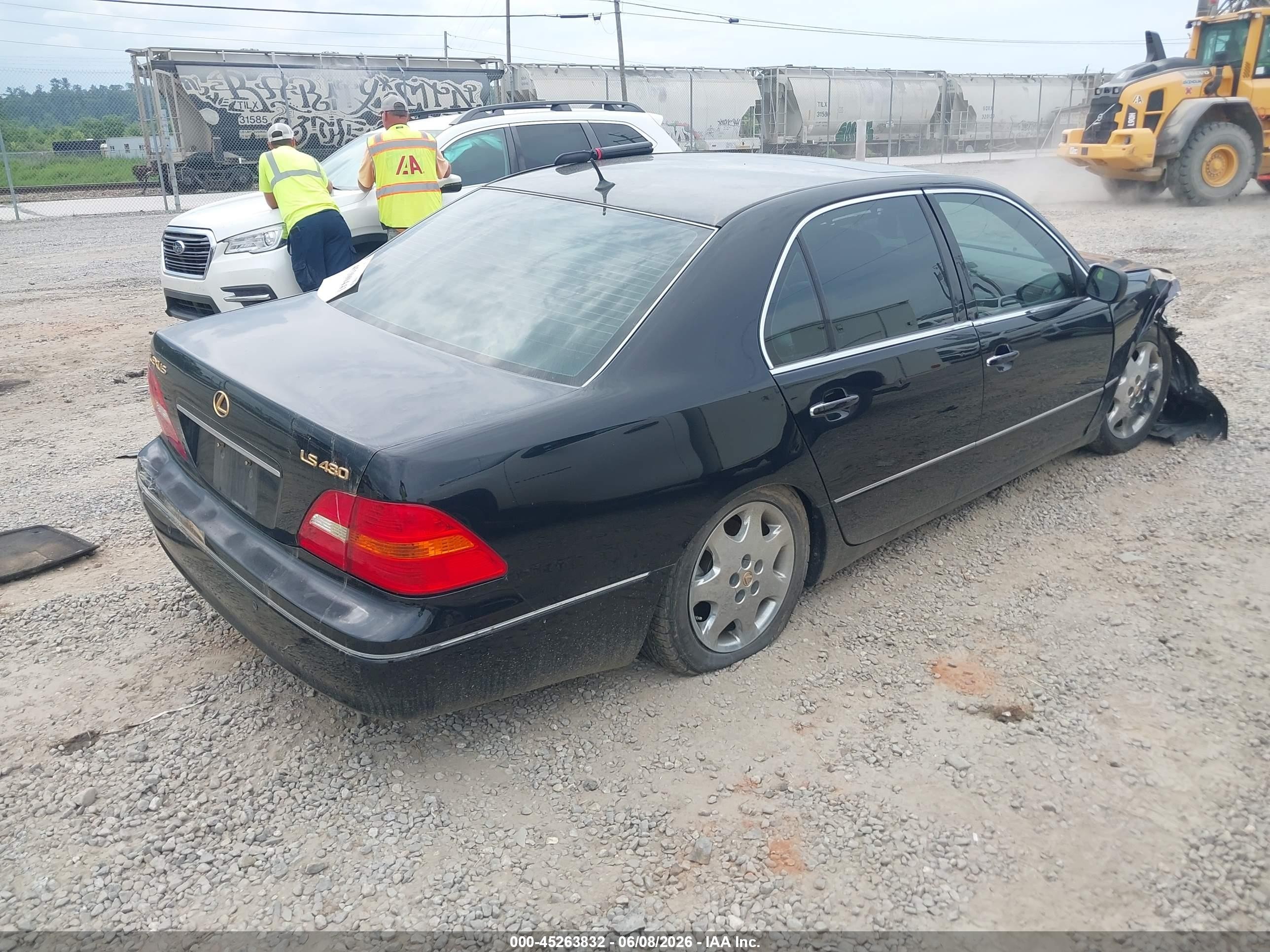 2002 Lexus Ls 430   Black vin: JTHBN30F520065895