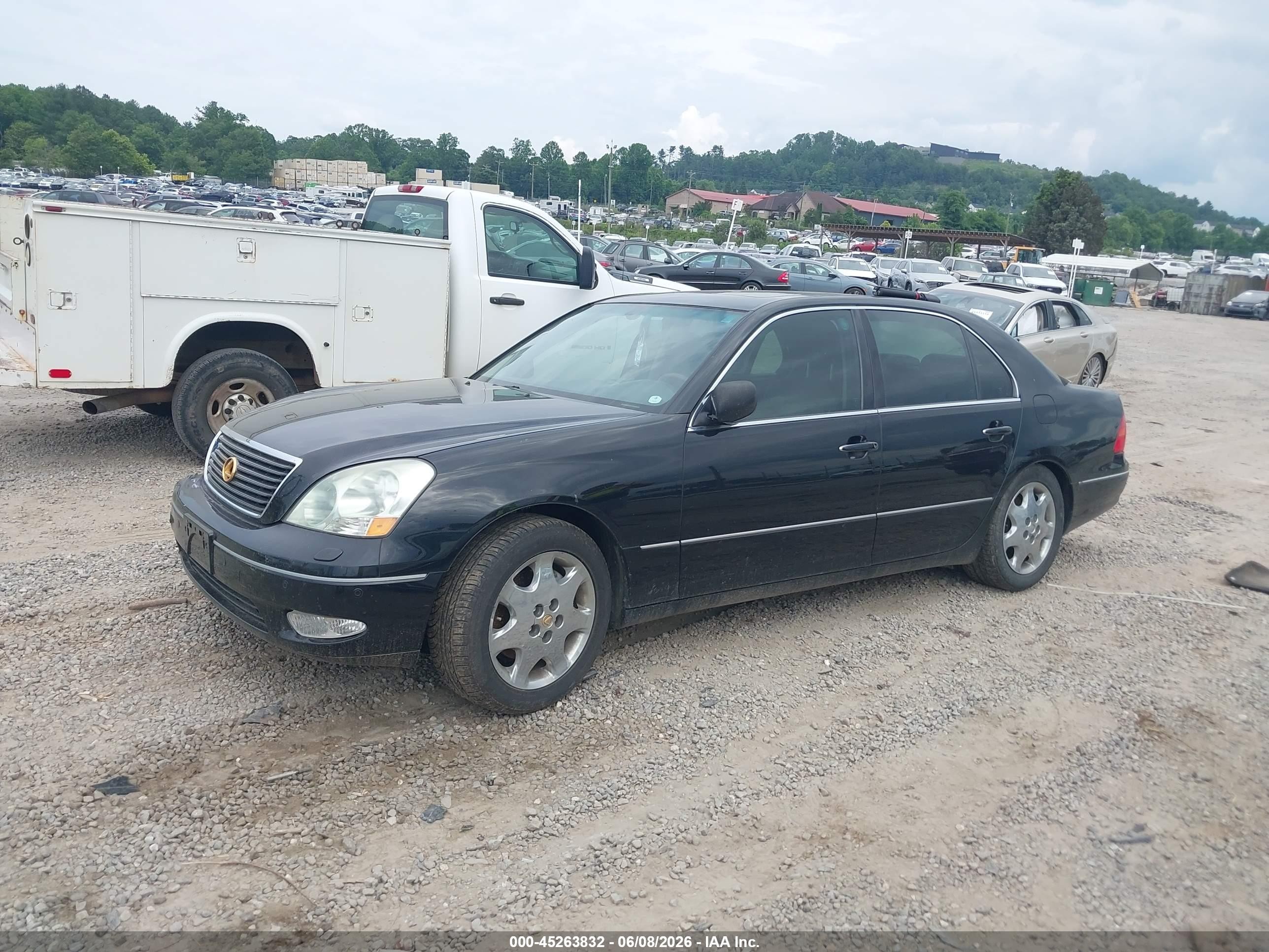 2002 Lexus Ls 430   Black vin: JTHBN30F520065895