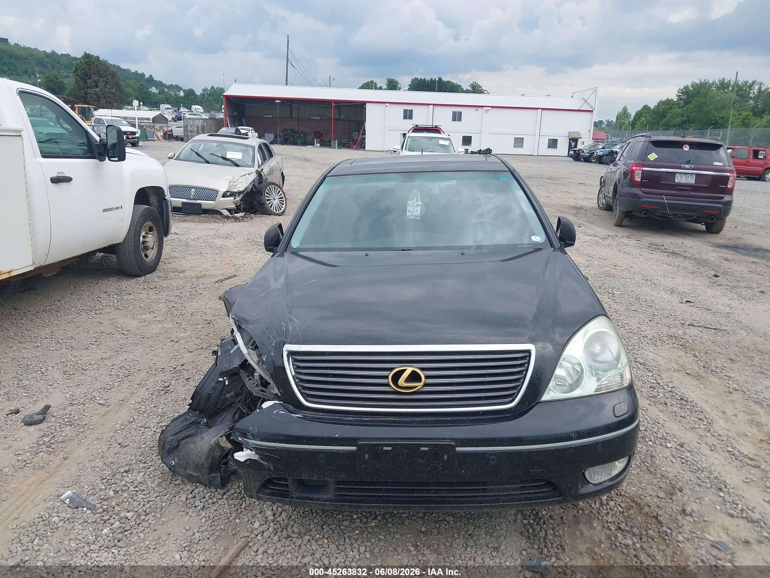 2002 Lexus Ls 430   Black vin: JTHBN30F520065895