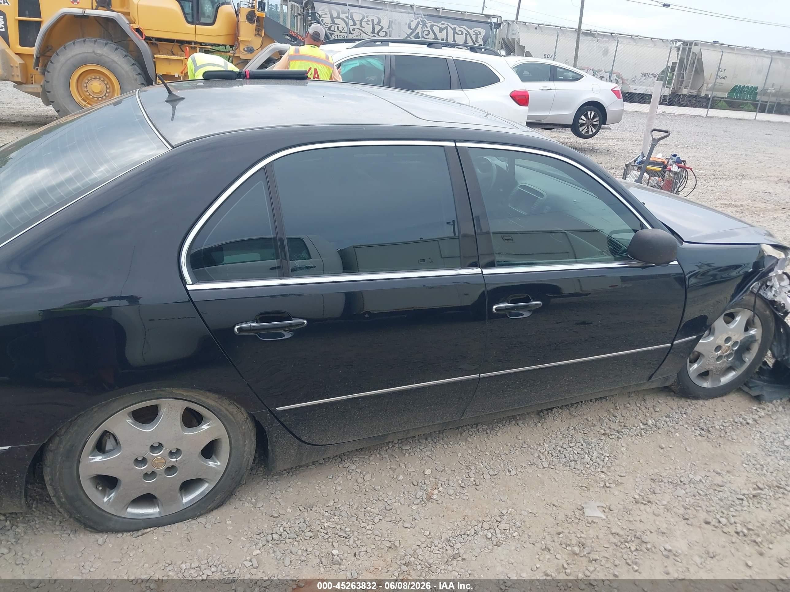 2002 Lexus Ls 430   Black vin: JTHBN30F520065895