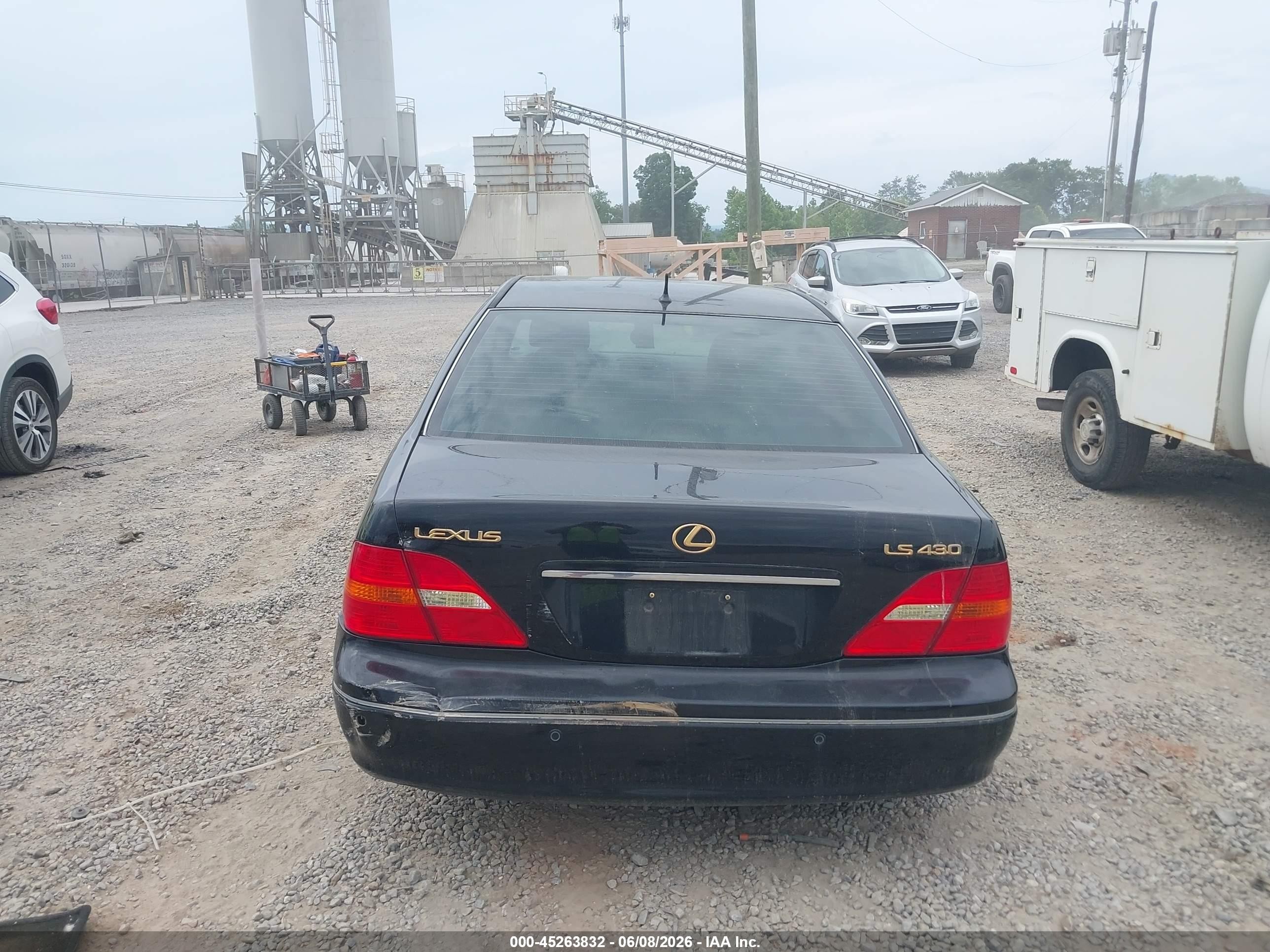 2002 Lexus Ls 430   Black vin: JTHBN30F520065895