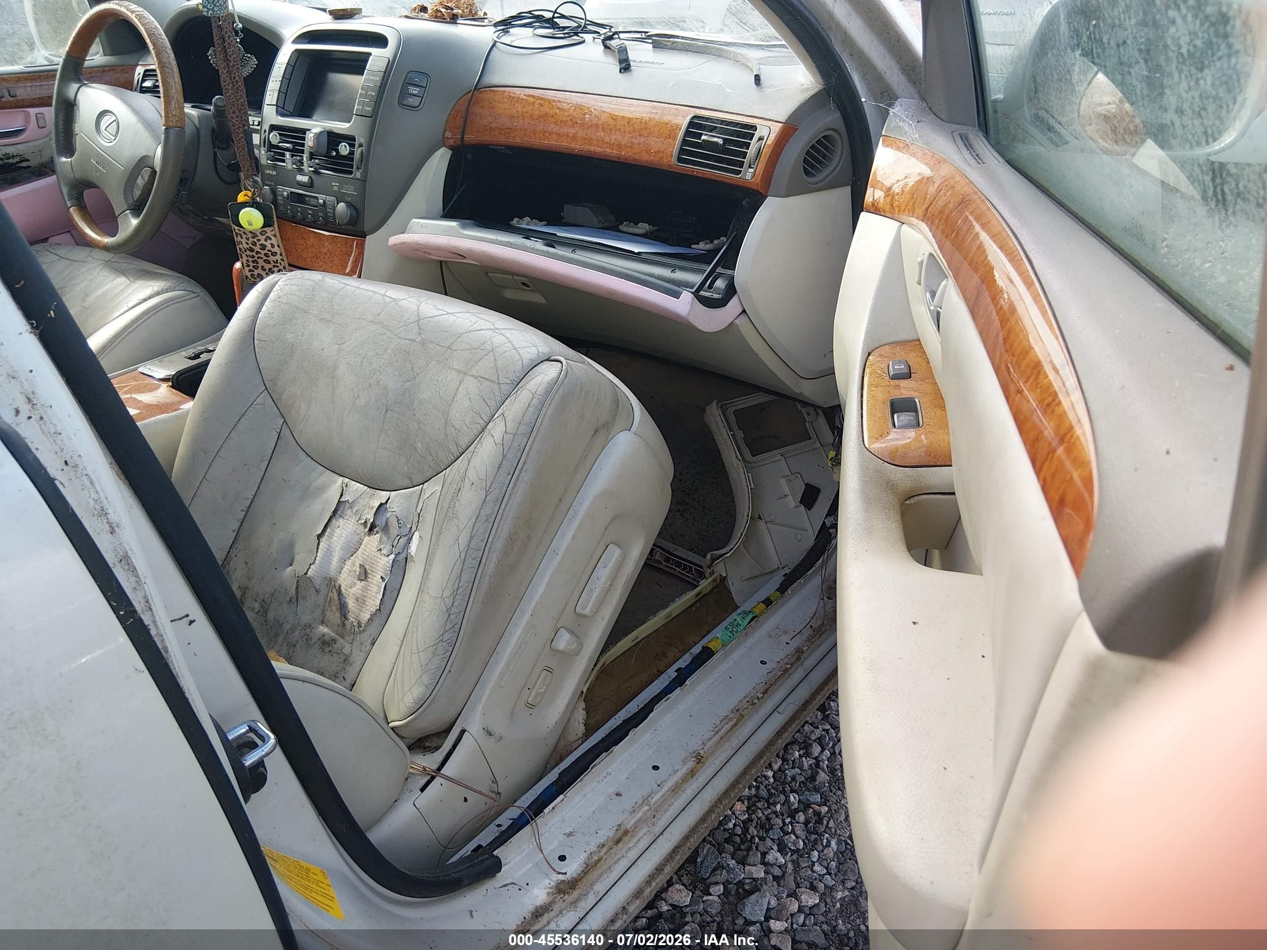 2002 Lexus Ls 430   Cream vin: JTHBN30F520068683