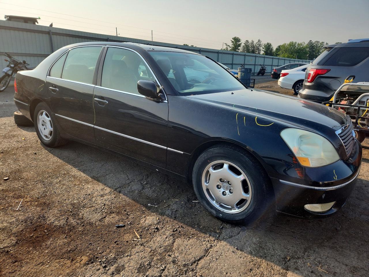 2002 Lexus Ls 430 Черный vin: JTHBN30F520088030