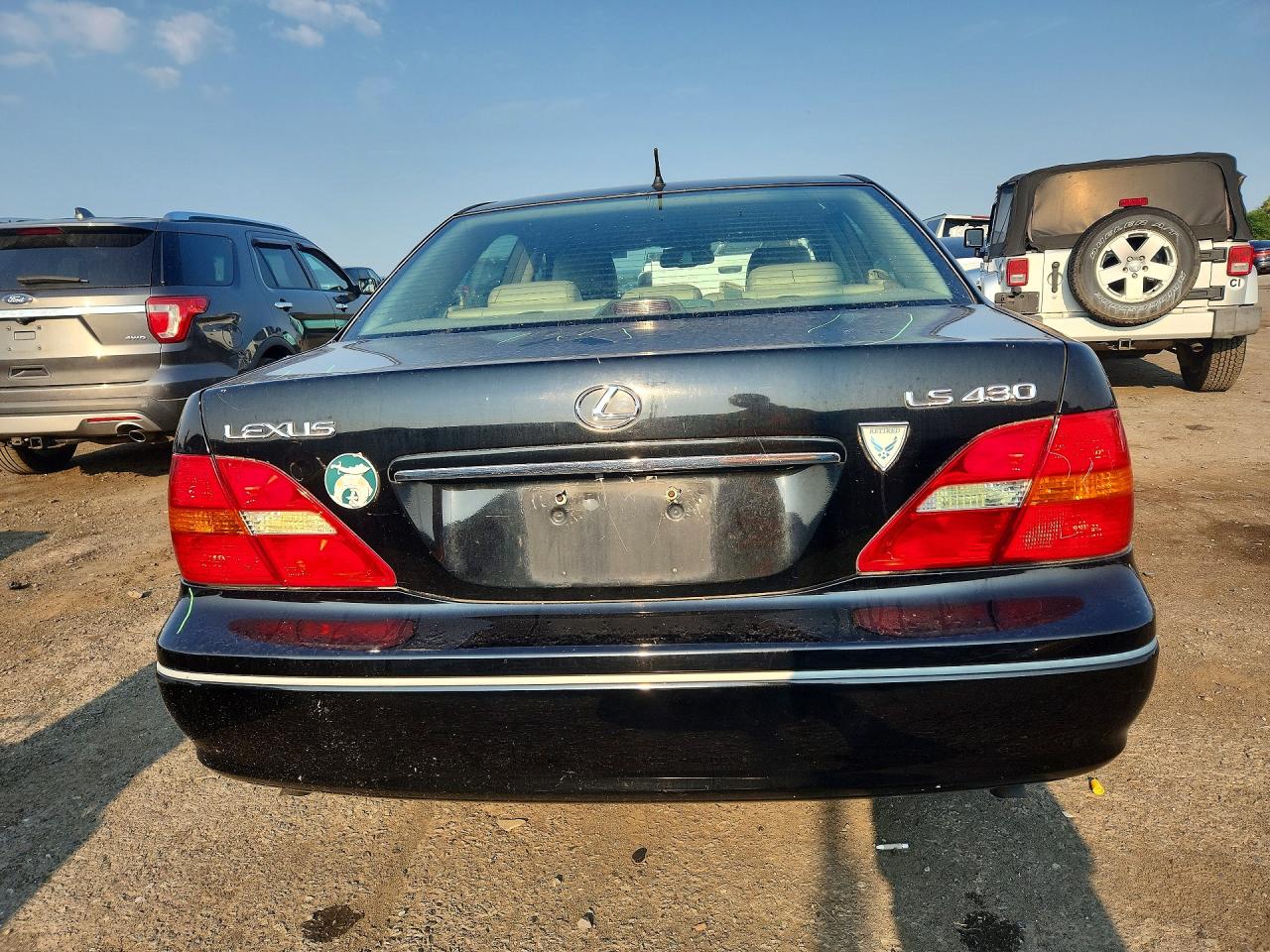 2002 Lexus Ls 430 Черный vin: JTHBN30F520088030