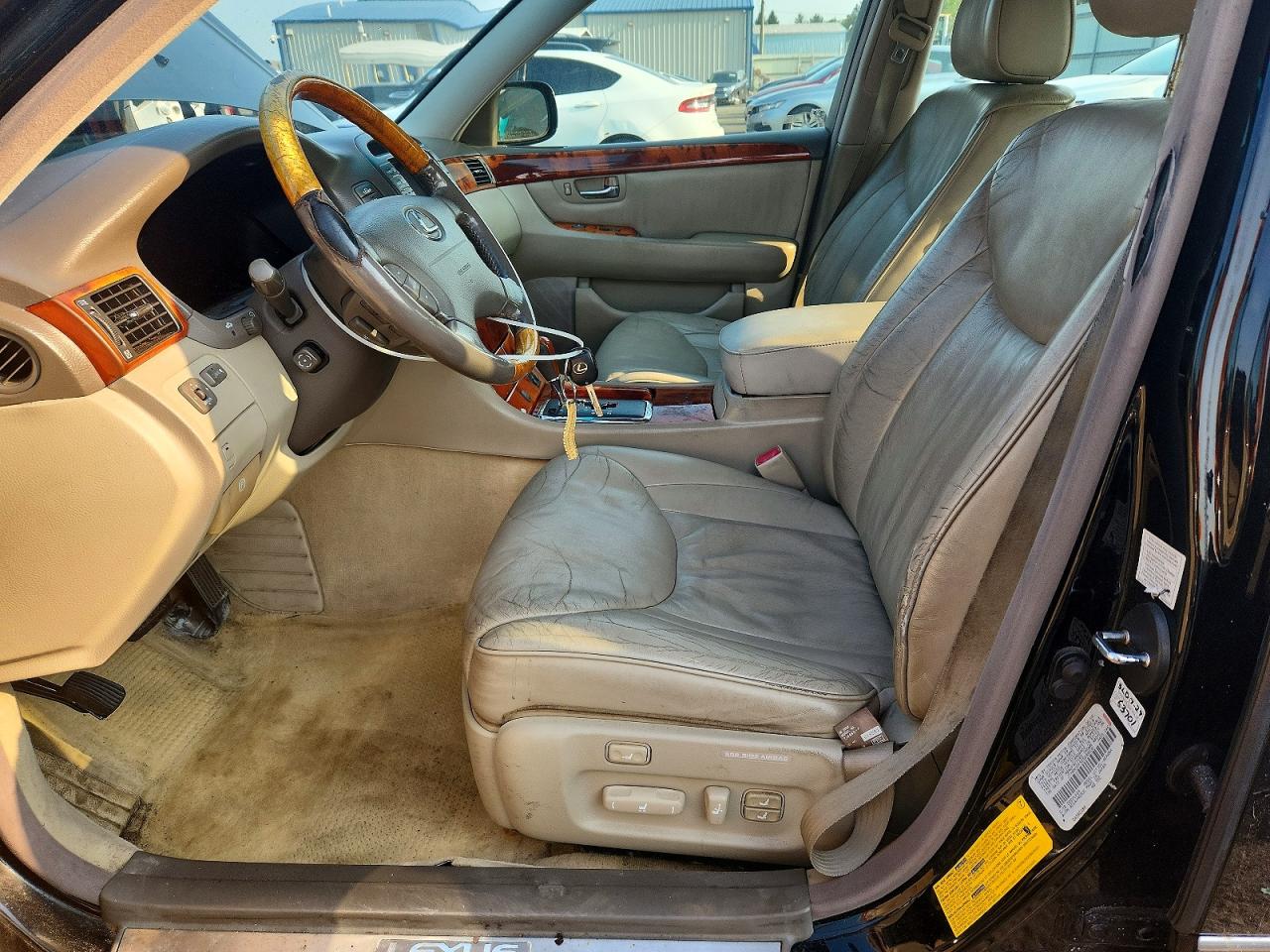 2002 Lexus Ls 430 Черный vin: JTHBN30F520088030