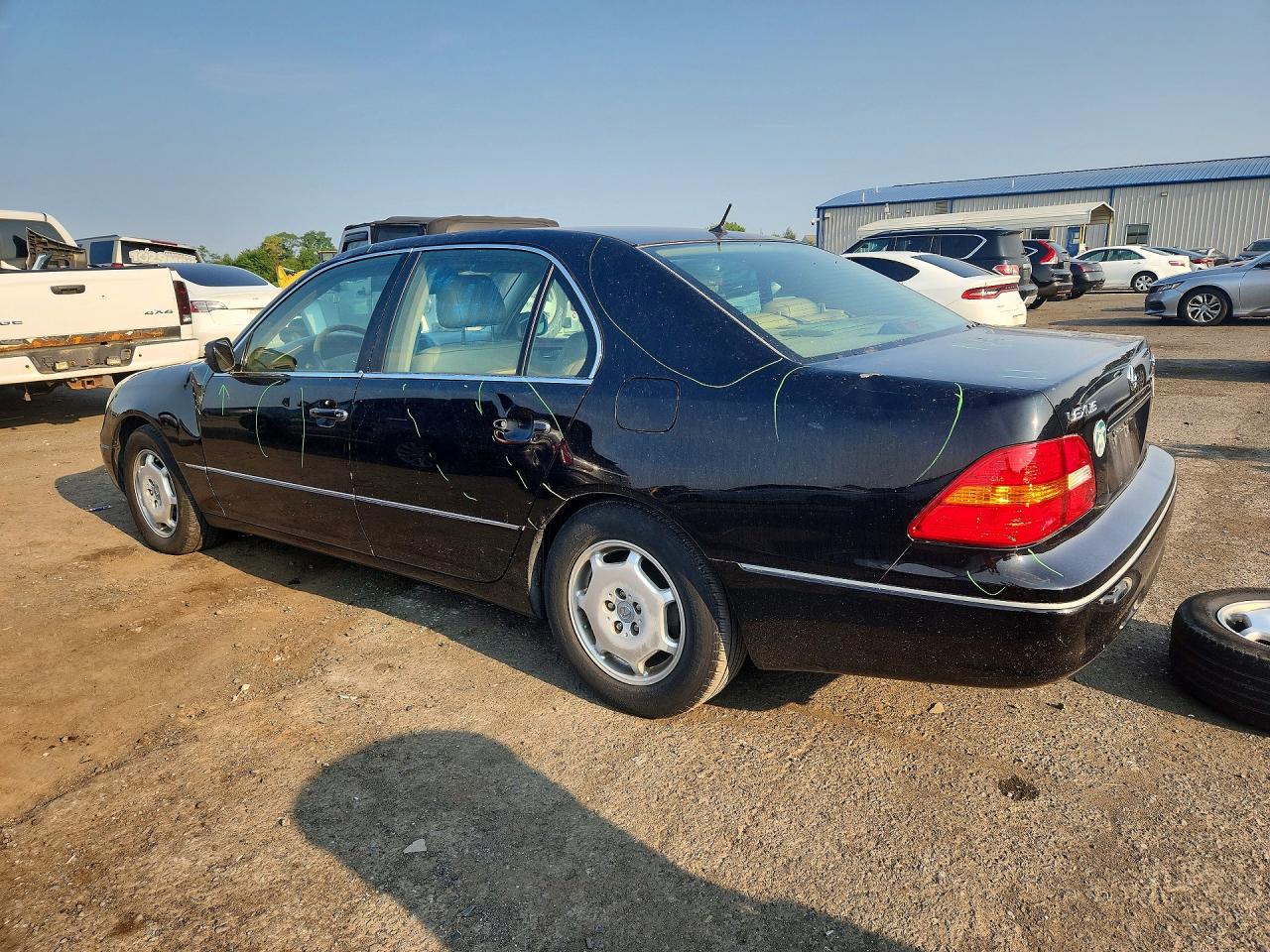 2002 Lexus Ls 430 Черный vin: JTHBN30F520088030