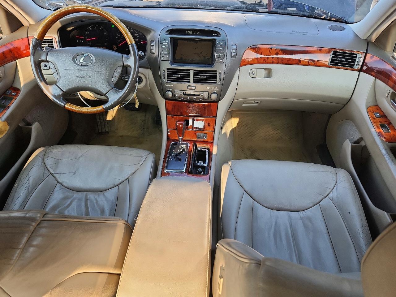 2002 Lexus Ls 430 Черный vin: JTHBN30F520088030