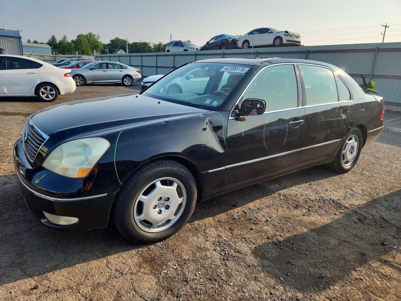 2002 Lexus Ls 430 Черный vin: JTHBN30F520088030
