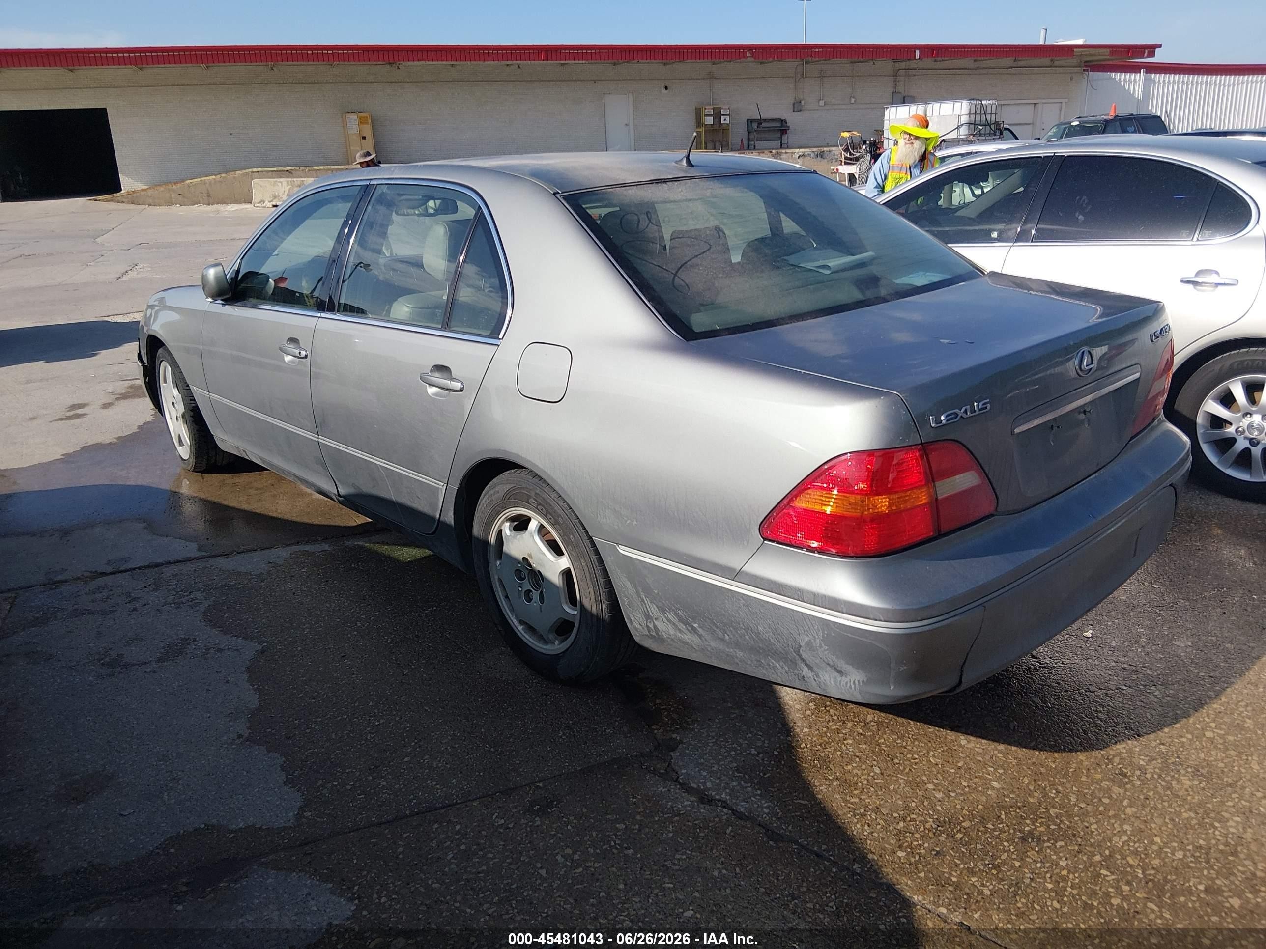 2002 Lexus Ls 430 Gray vin: JTHBN30F520090411