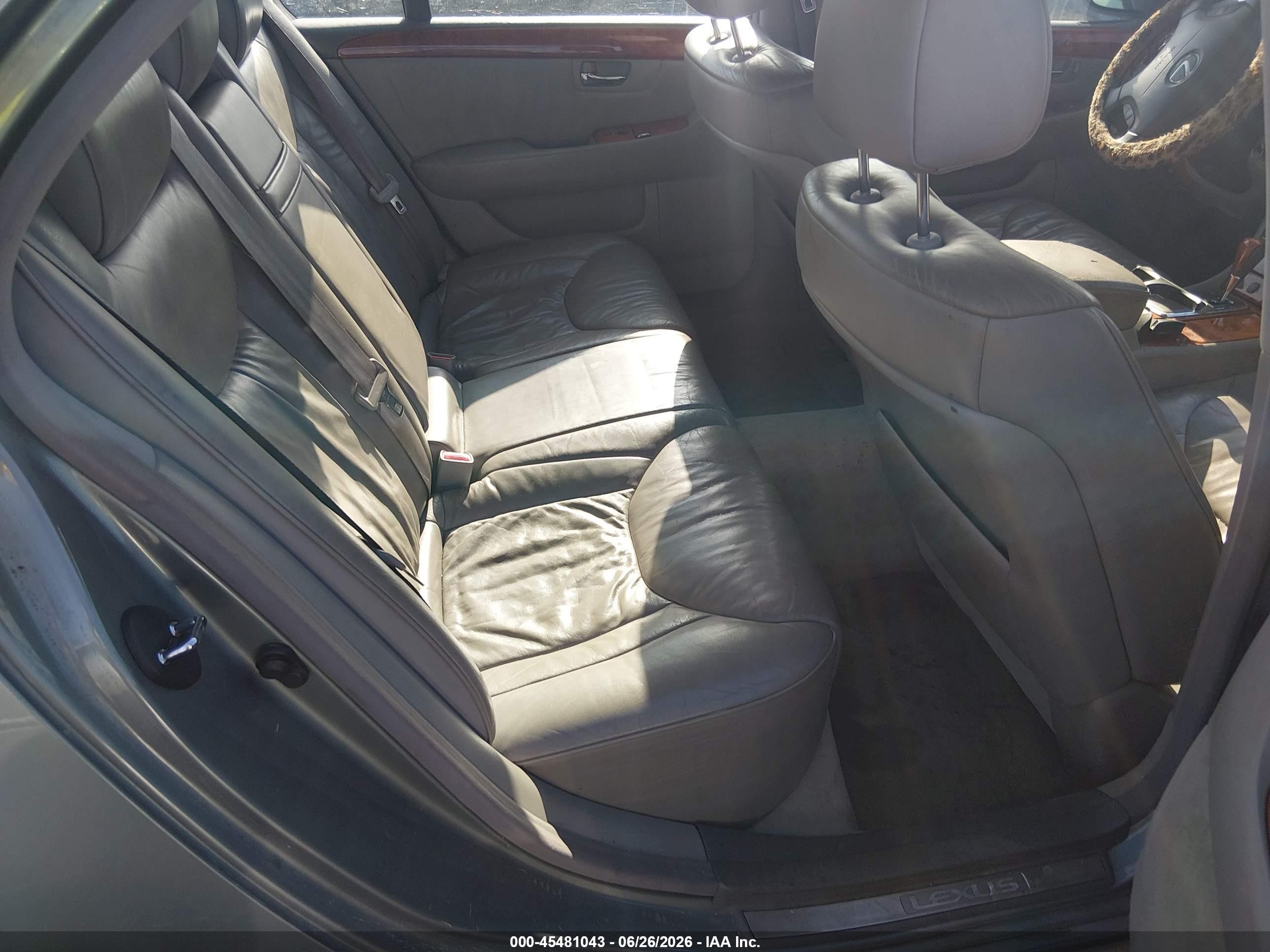 2002 Lexus Ls 430 Gray vin: JTHBN30F520090411