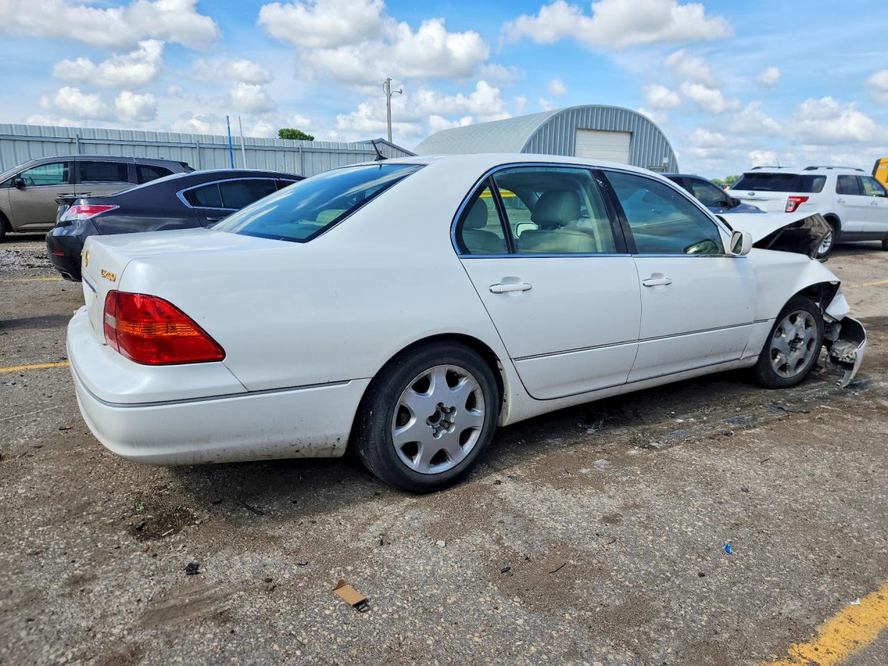 2003 Lexus Ls 430 Белый vin: JTHBN30F530117463