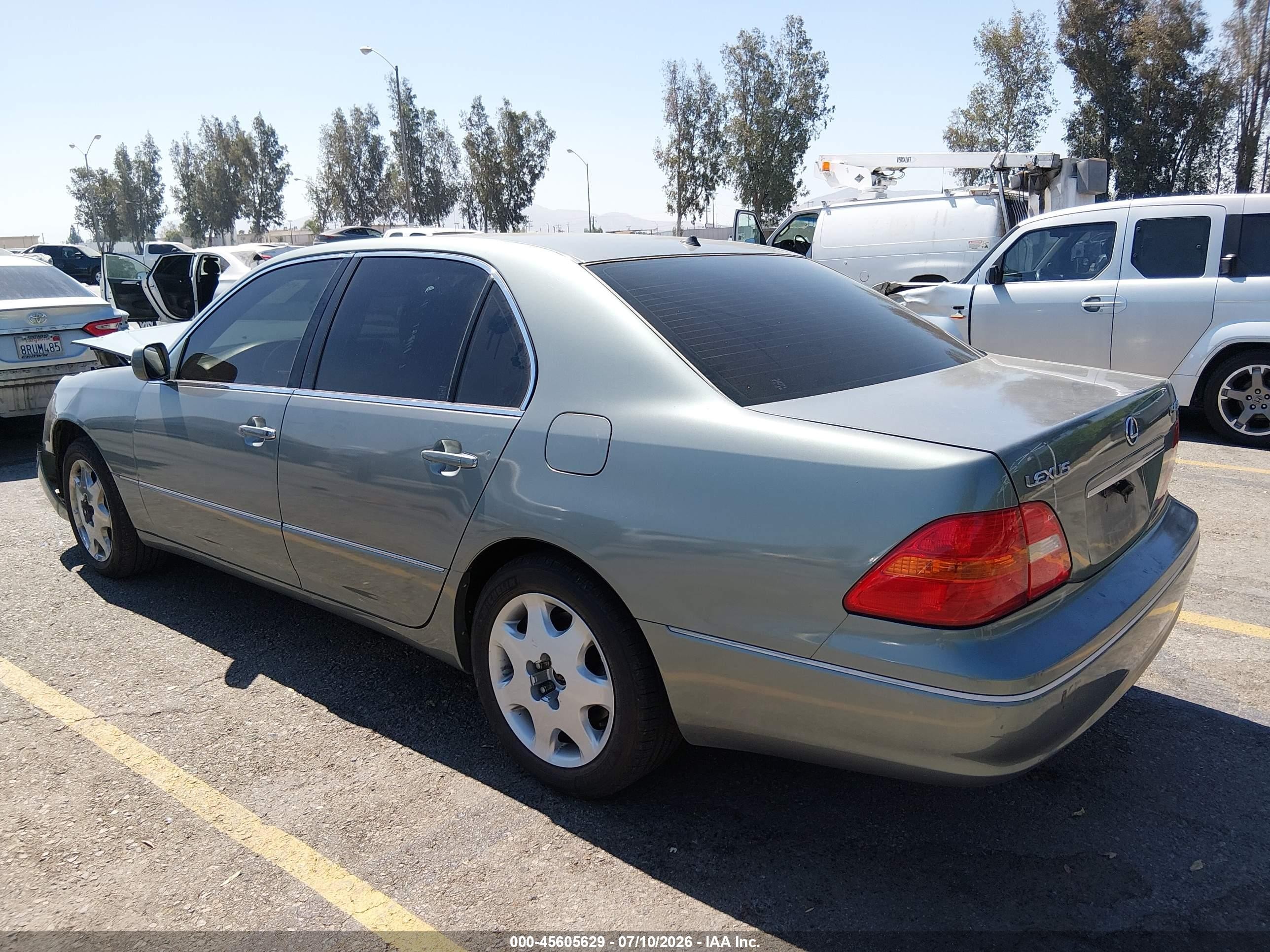 2001 Lexus Ls 430   Green vin: JTHBN30F610008815