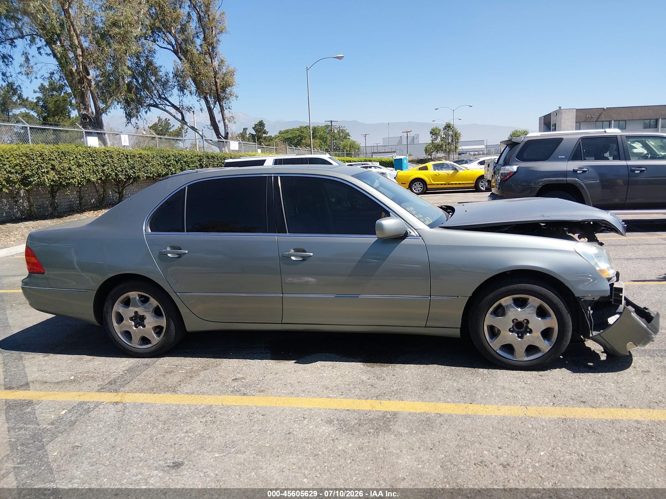 2001 Lexus Ls 430   Green vin: JTHBN30F610008815