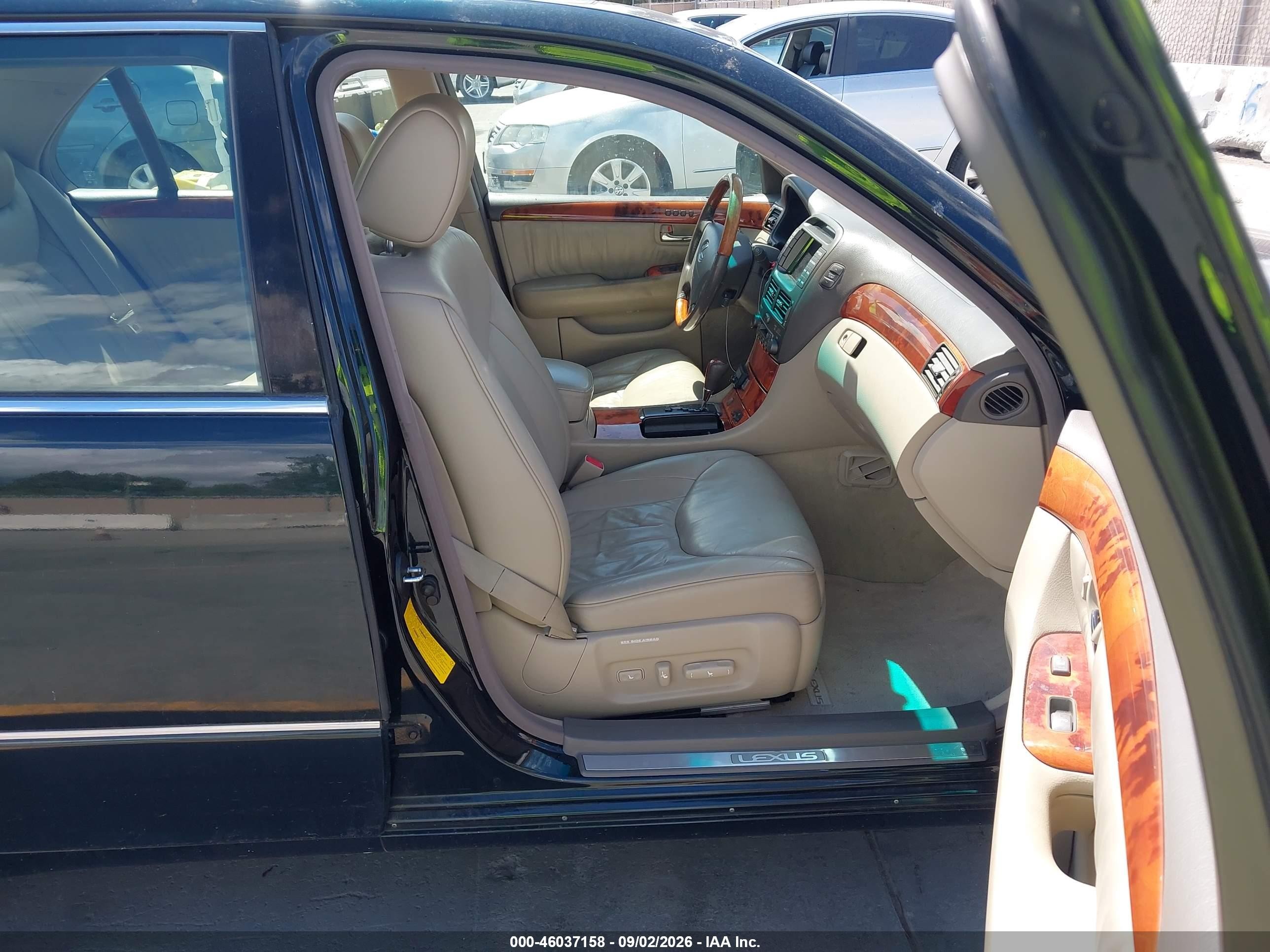 2001 Lexus Ls 430 Зеленый vin: JTHBN30F610019264