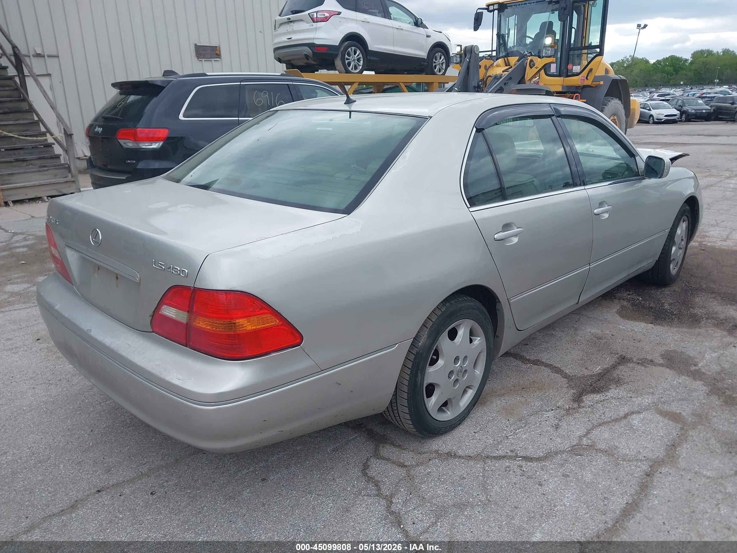 2001 Lexus Ls 430 Beige vin: JTHBN30F610024853