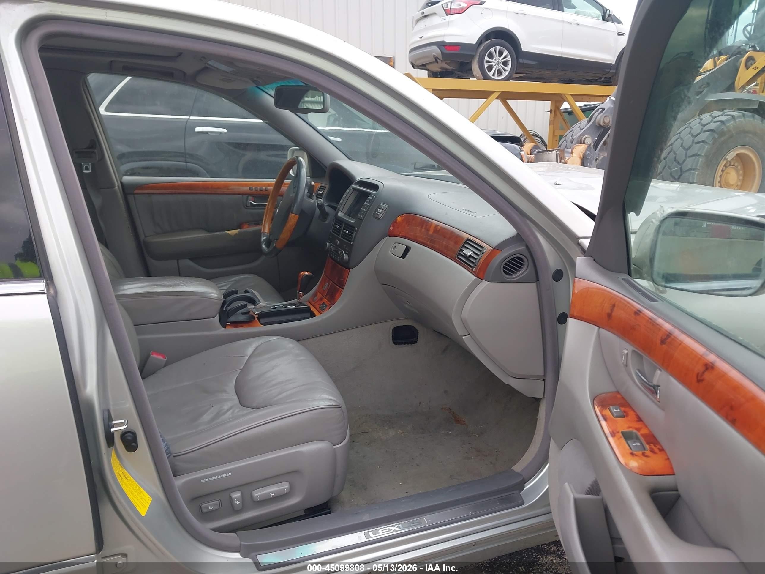 2001 Lexus Ls 430 Beige vin: JTHBN30F610024853