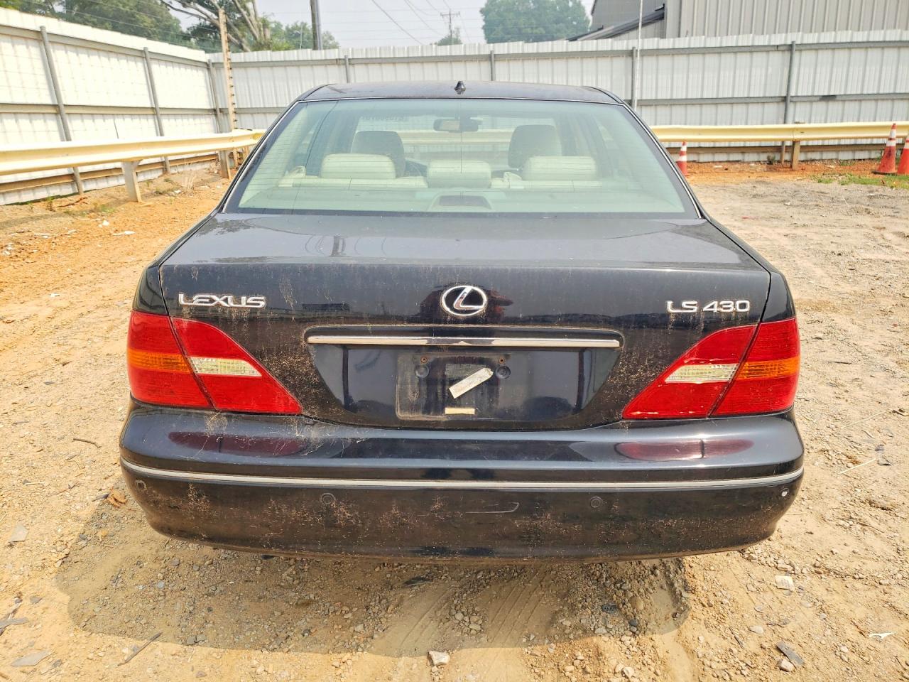 2001 Lexus Ls 430 Black vin: JTHBN30F610050241
