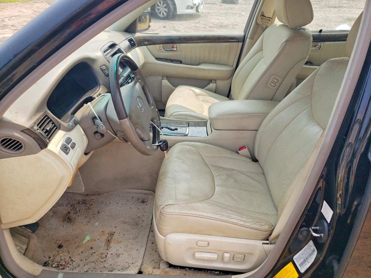 2001 Lexus Ls 430 Black vin: JTHBN30F610050241