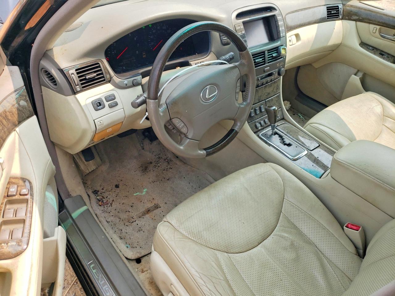 2001 Lexus Ls 430 Black vin: JTHBN30F610050241