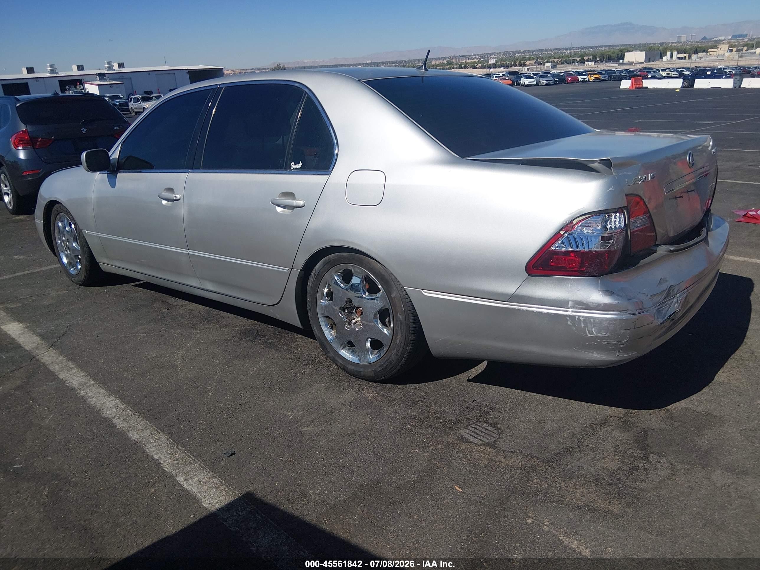 2002 Lexus Ls 430   Silver vin: JTHBN30F620060172