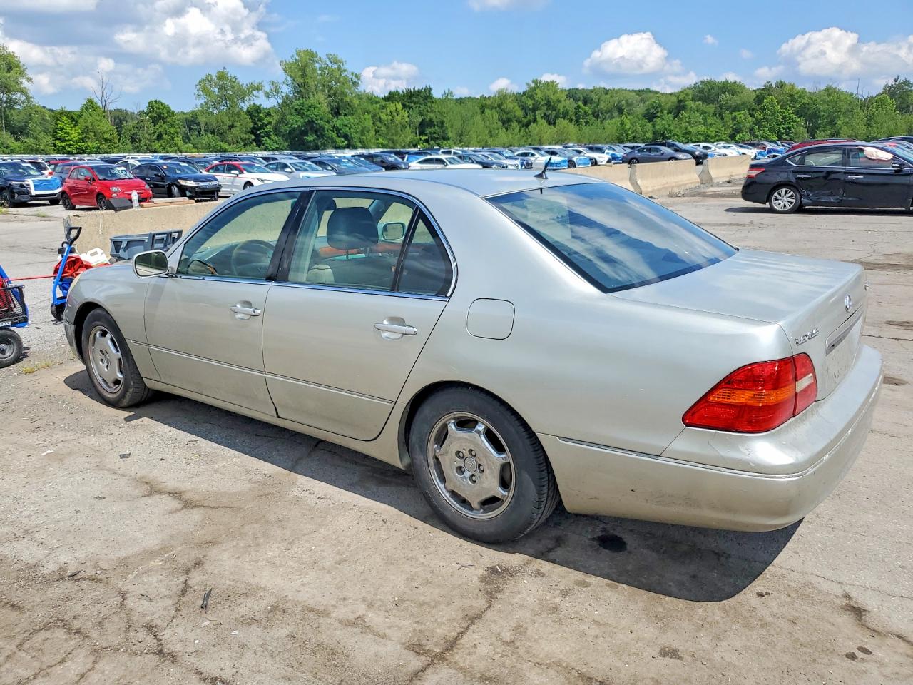 2002 Lexus Ls 430 Silver vin: JTHBN30F620083614