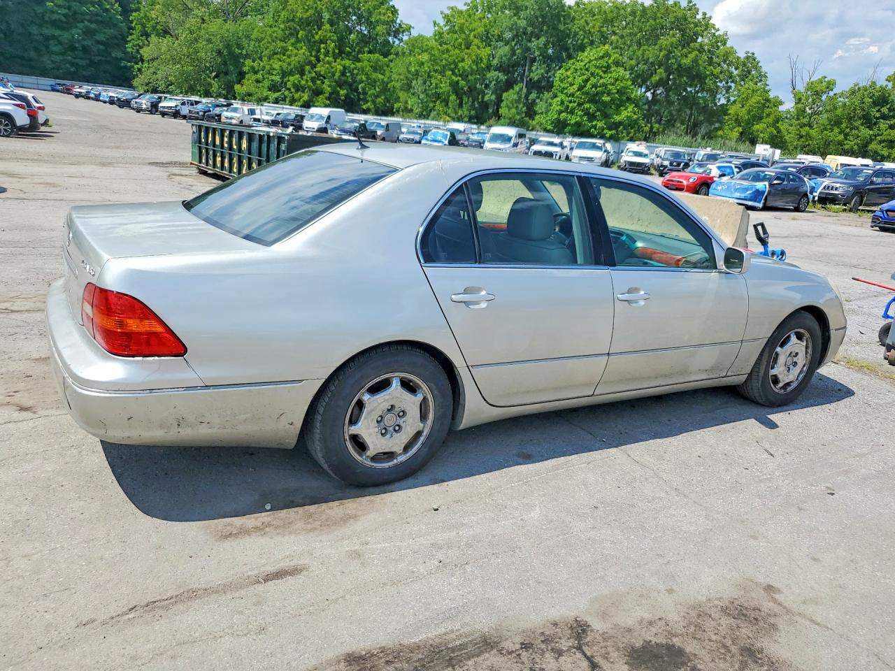 2002 Lexus Ls 430 Silver vin: JTHBN30F620083614