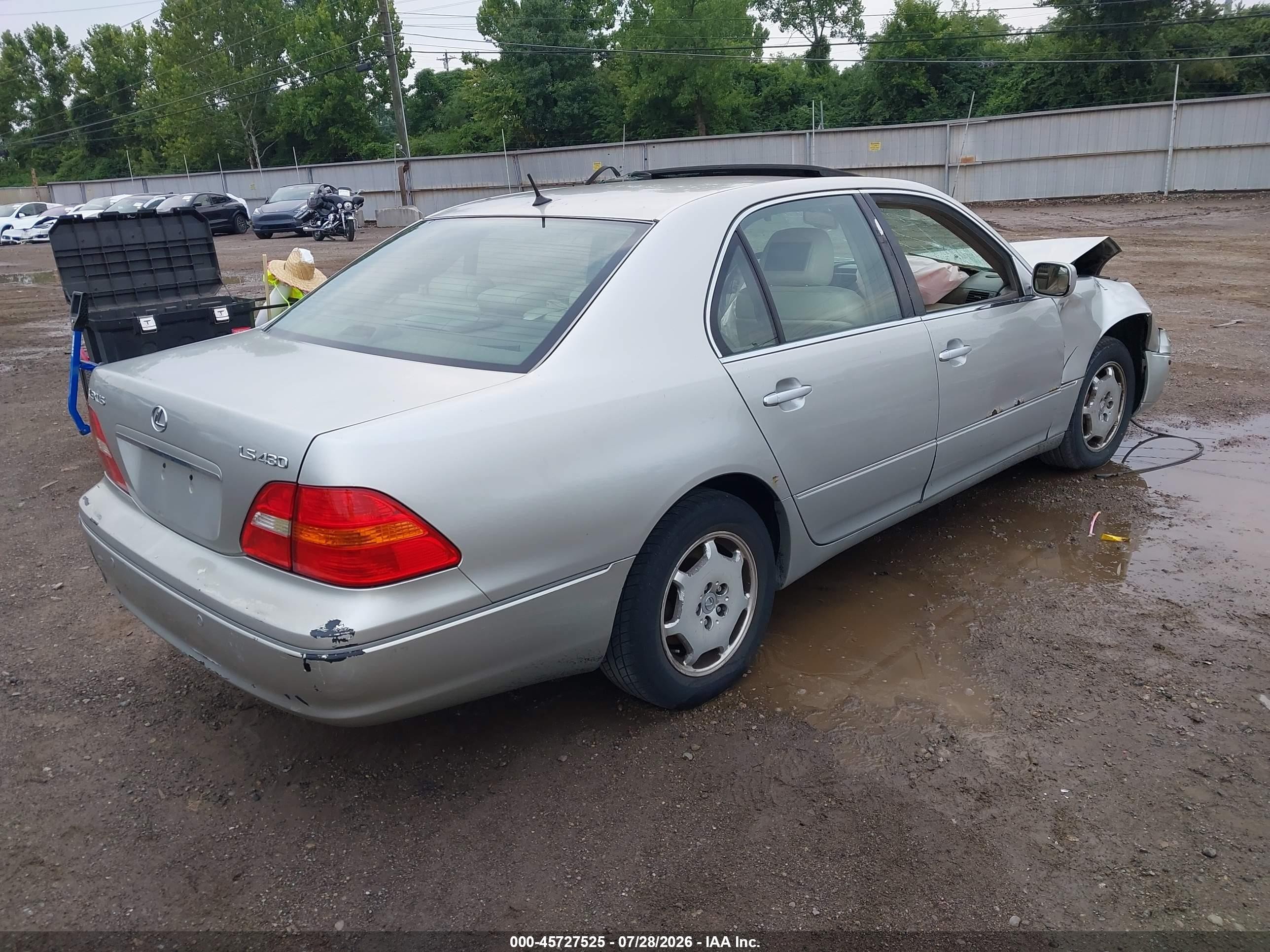 2002 Lexus Ls 430   Champagne vin: JTHBN30F620086206