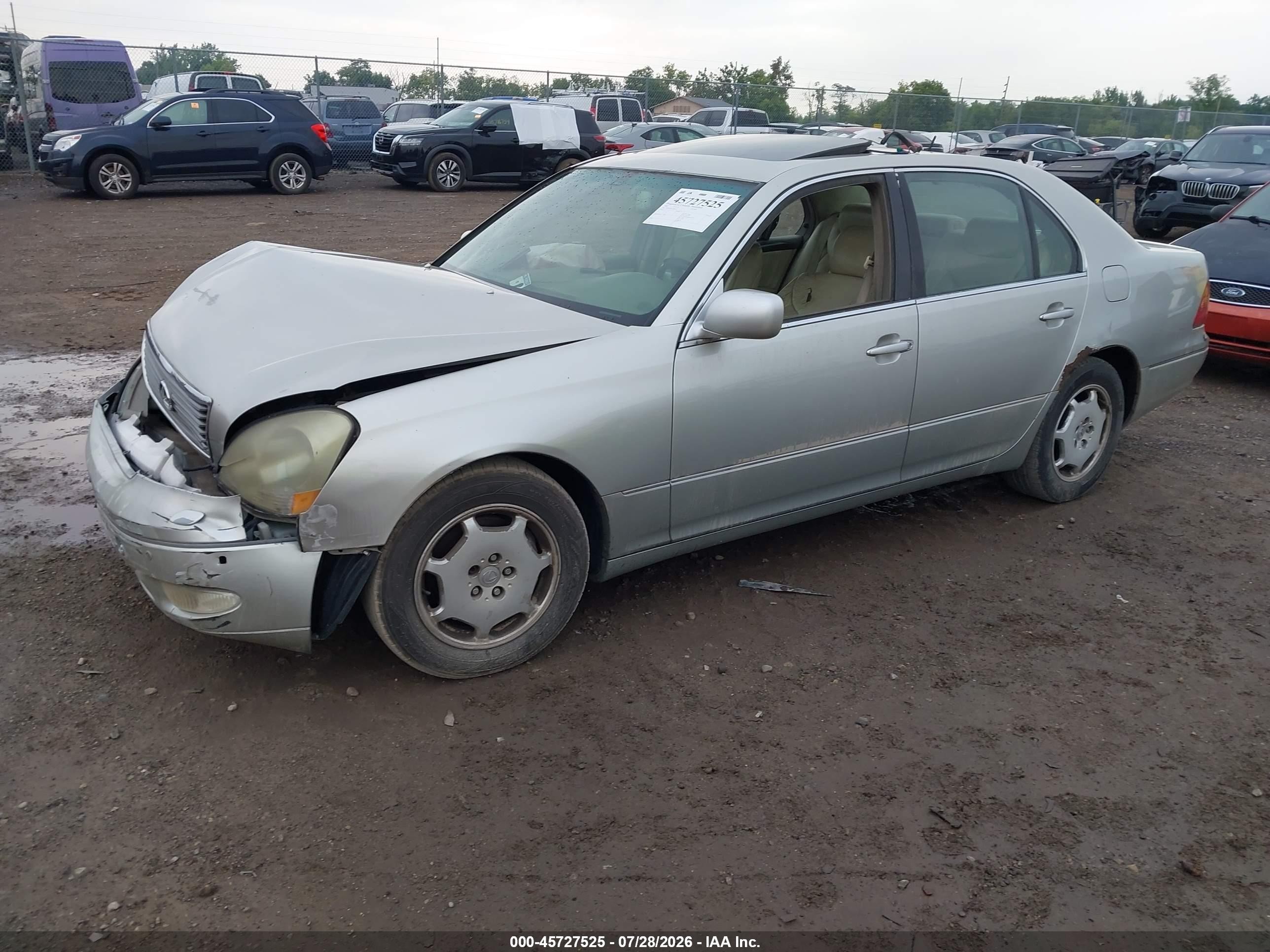 2002 Lexus Ls 430   Champagne vin: JTHBN30F620086206