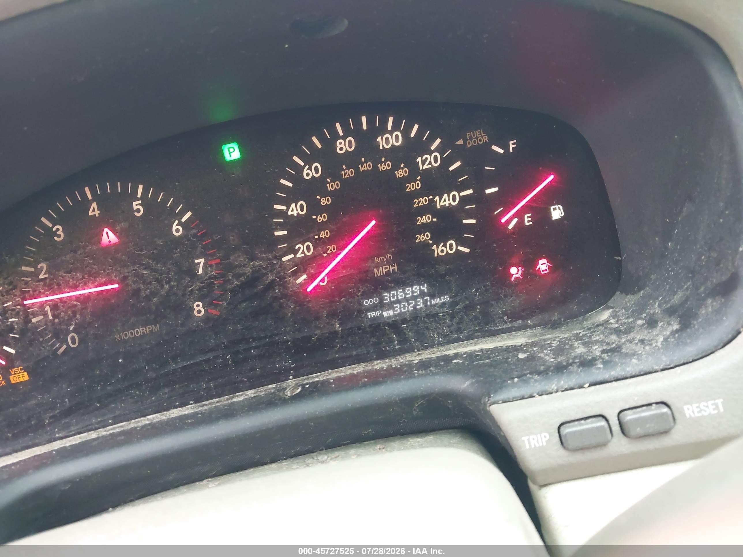 2002 Lexus Ls 430   Champagne vin: JTHBN30F620086206