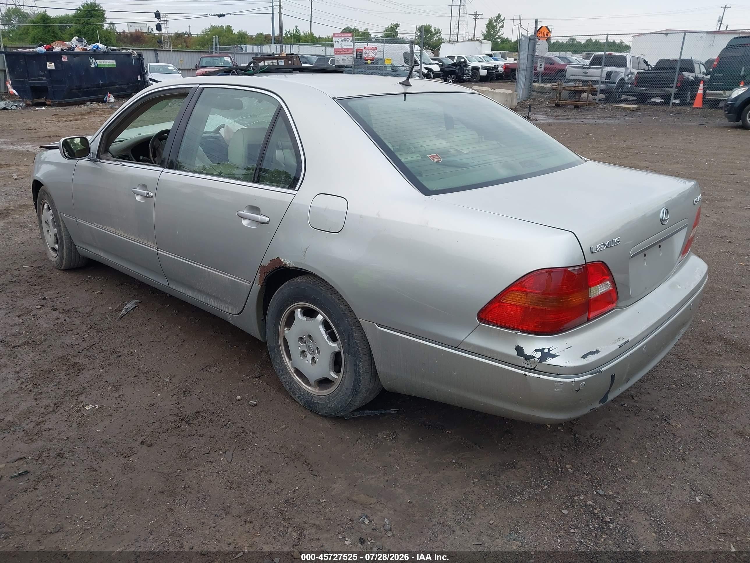 2002 Lexus Ls 430   Champagne vin: JTHBN30F620086206