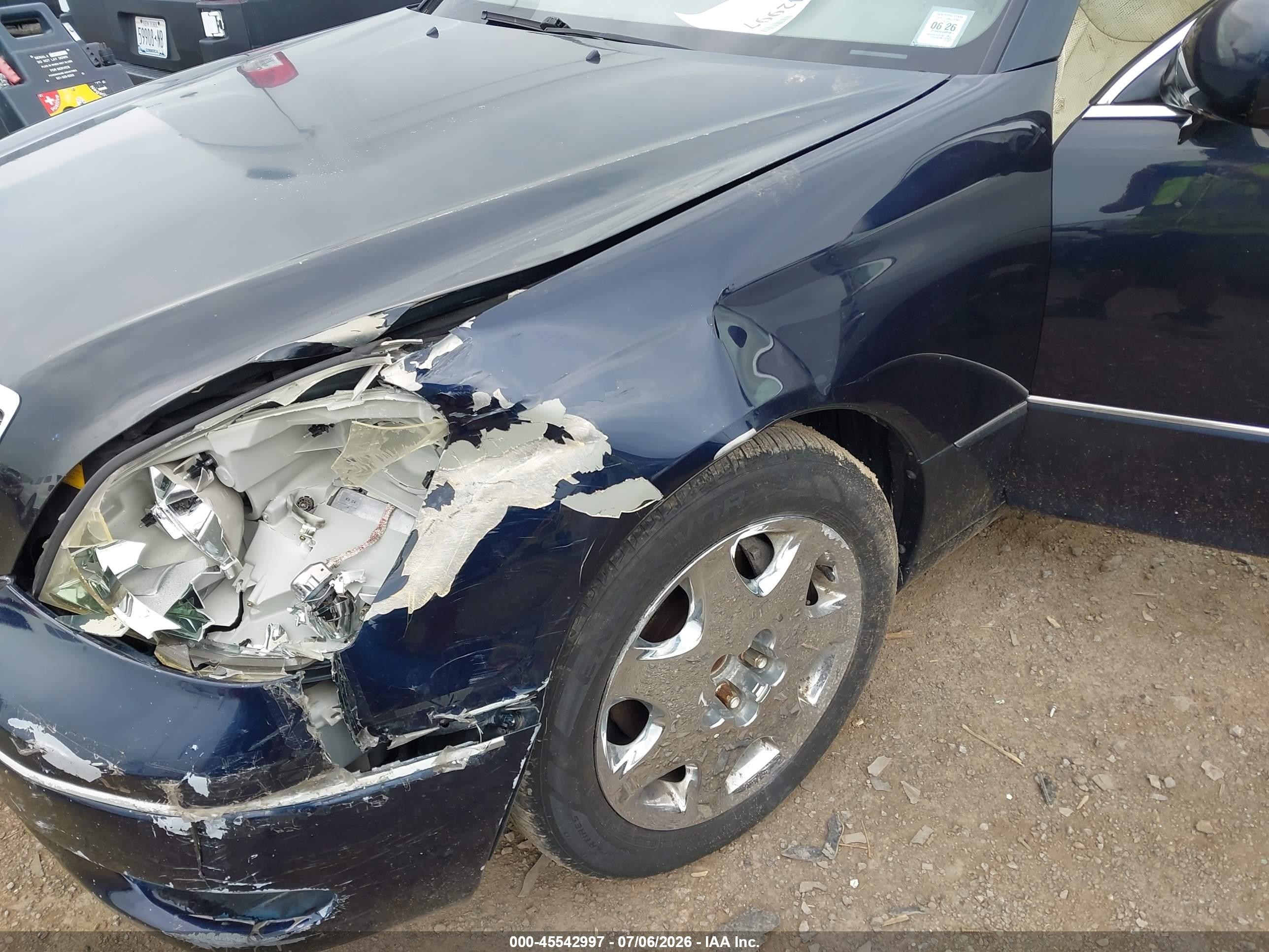2003 Lexus Ls 430 Dark Blue vin: JTHBN30F630094078