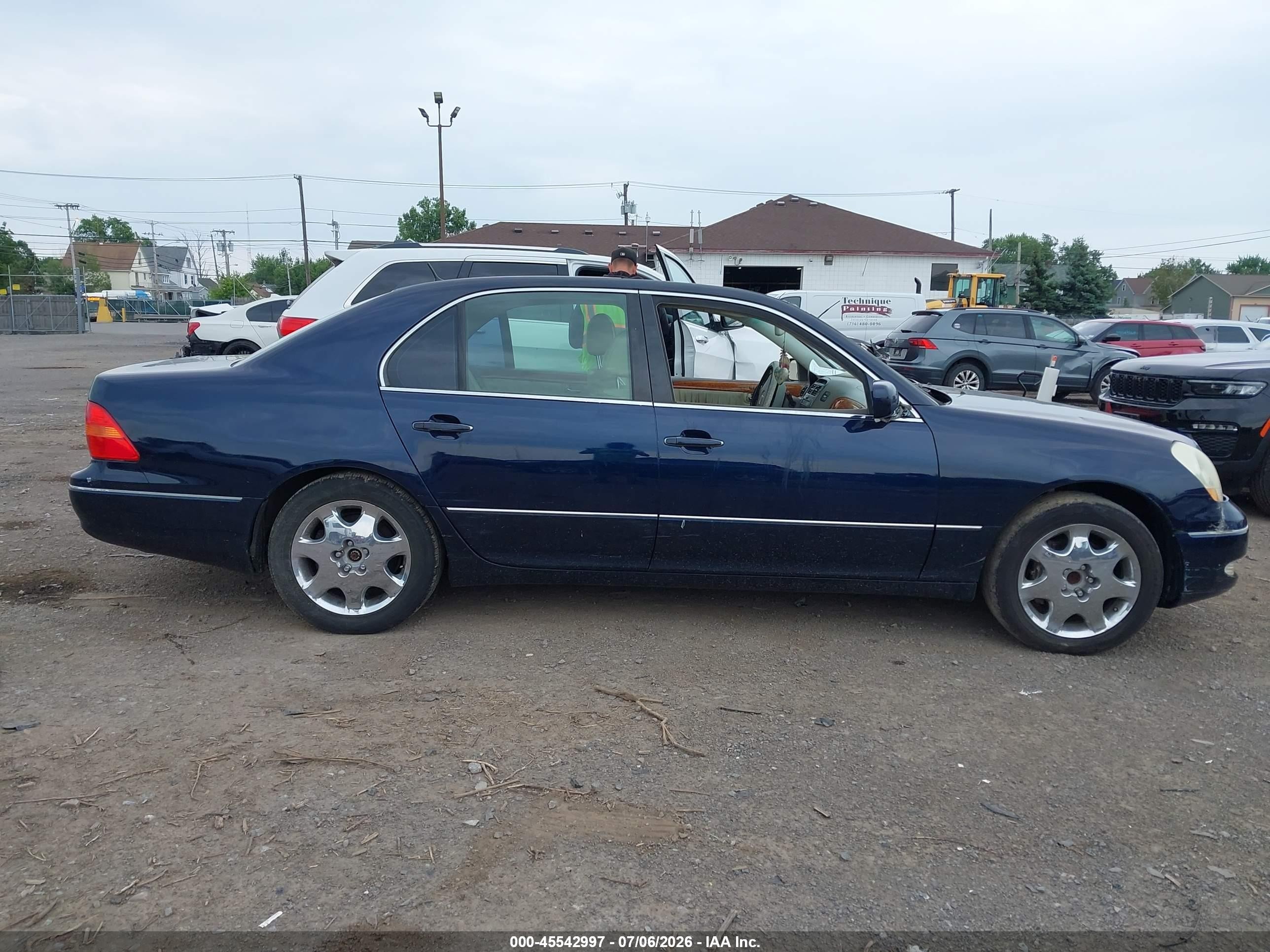 2003 Lexus Ls 430 Dark Blue vin: JTHBN30F630094078