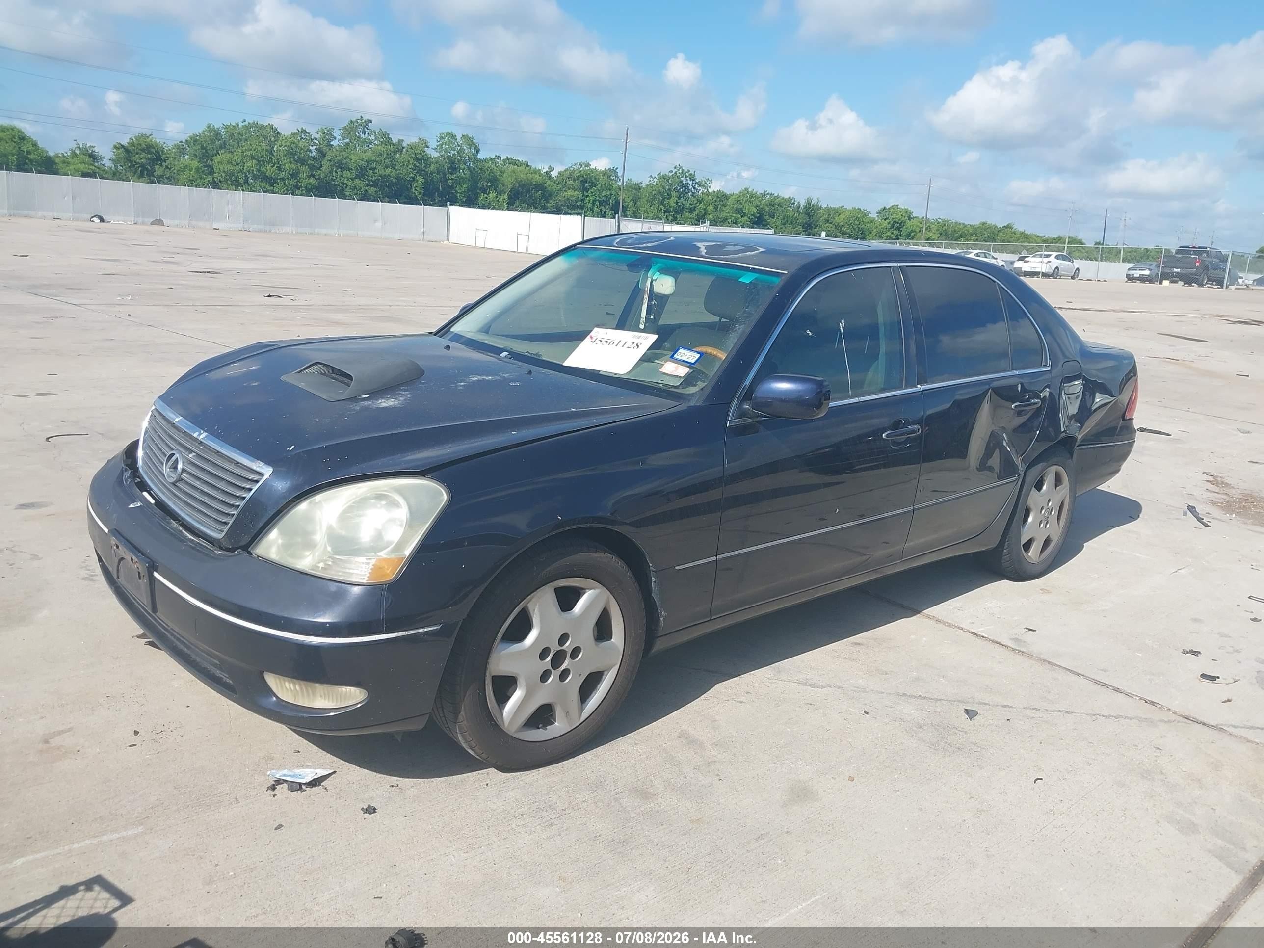 2003 Lexus Ls 430 Синий vin: JTHBN30F630103801