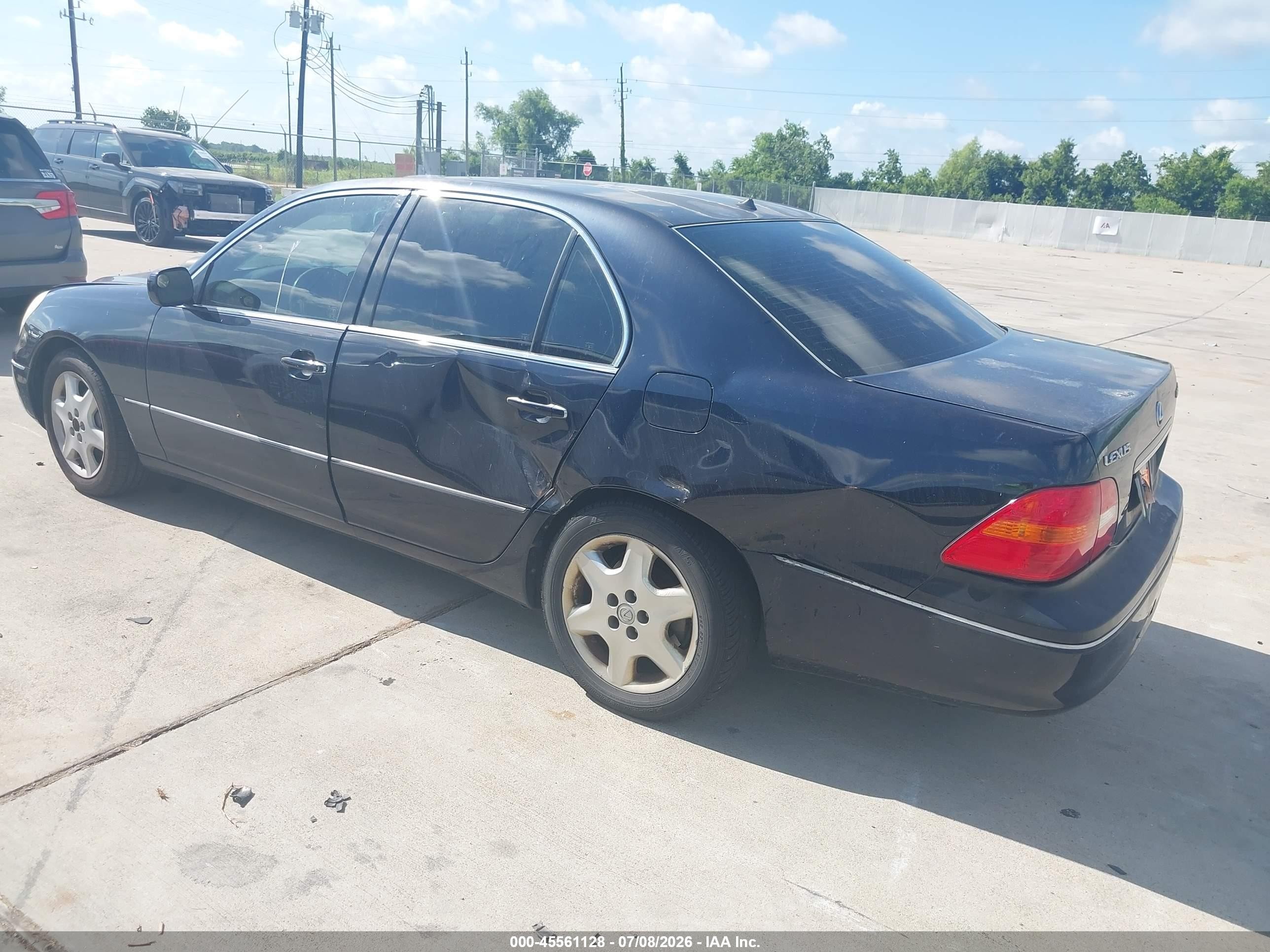 2003 Lexus Ls 430 Синий vin: JTHBN30F630103801
