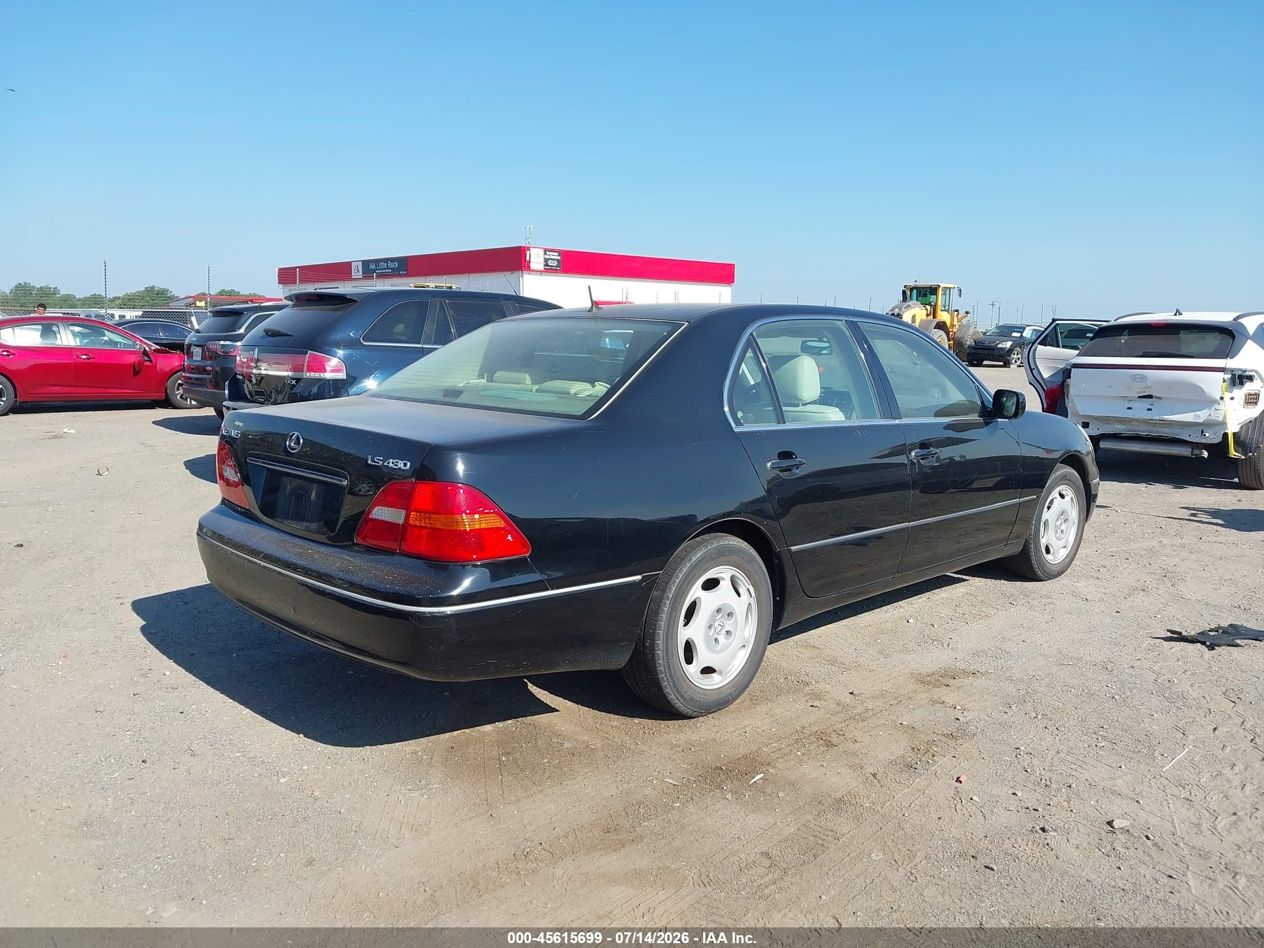 2001 Lexus Ls 430   Black vin: JTHBN30F710010010