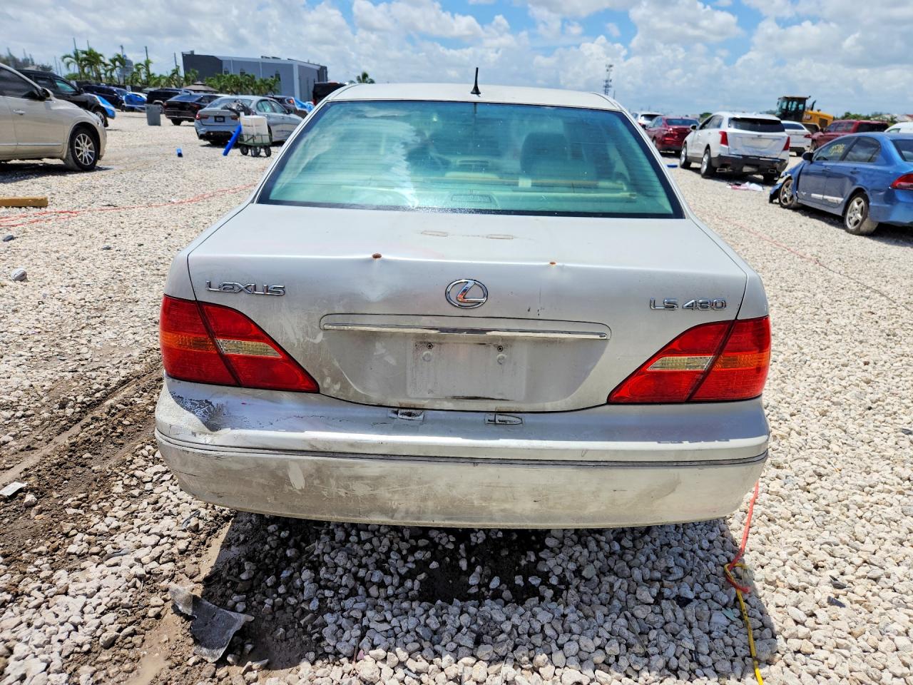 2001 Lexus Ls 430 White vin: JTHBN30F710041273