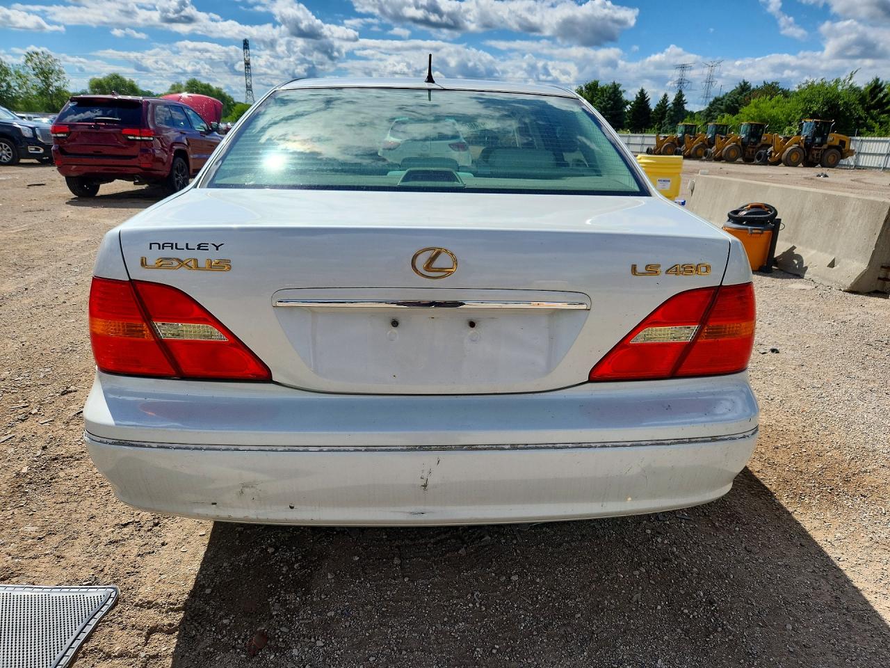 2001 Lexus Ls 430 White vin: JTHBN30F710047008