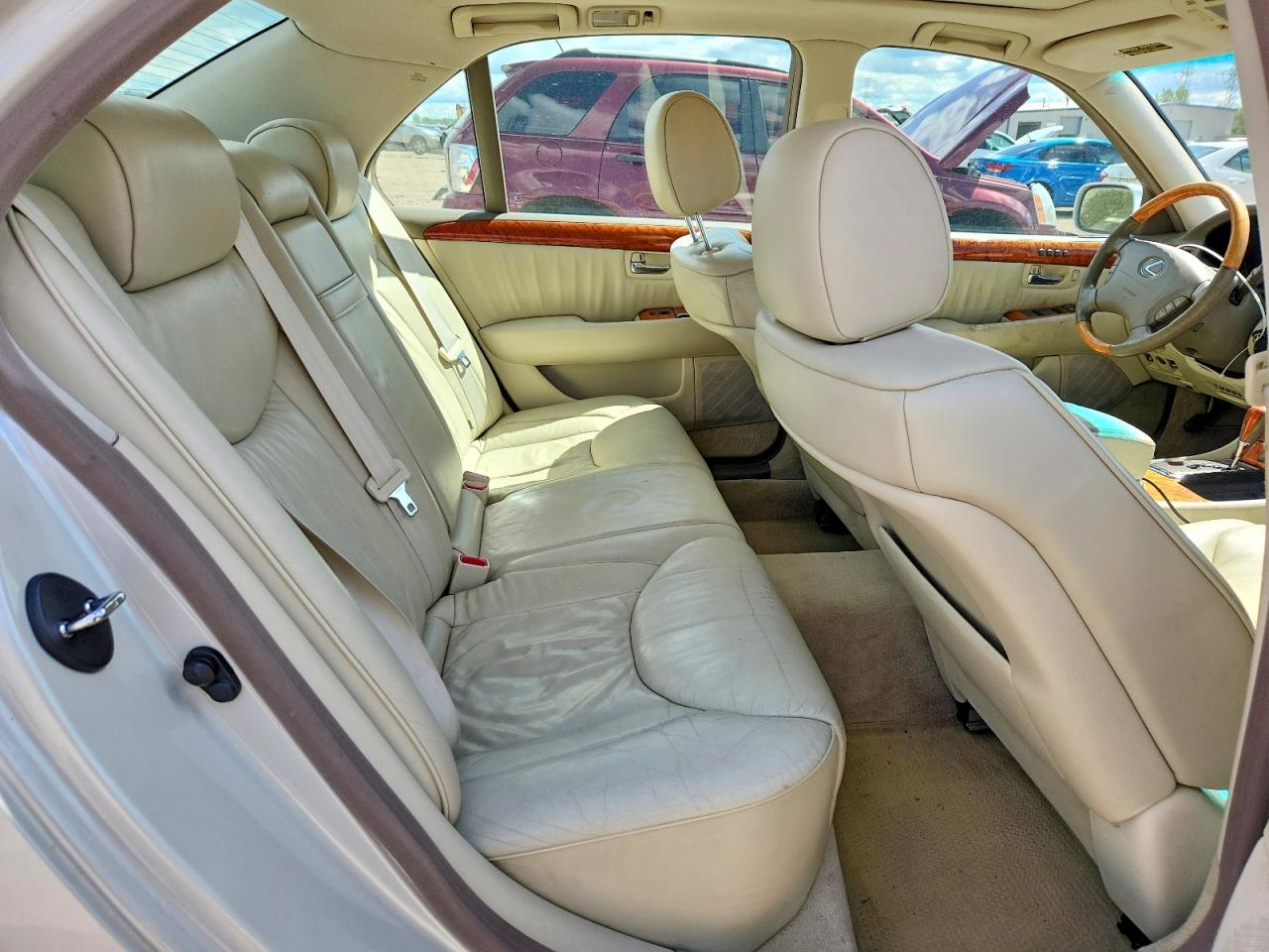 2001 Lexus Ls 430 White vin: JTHBN30F710047008