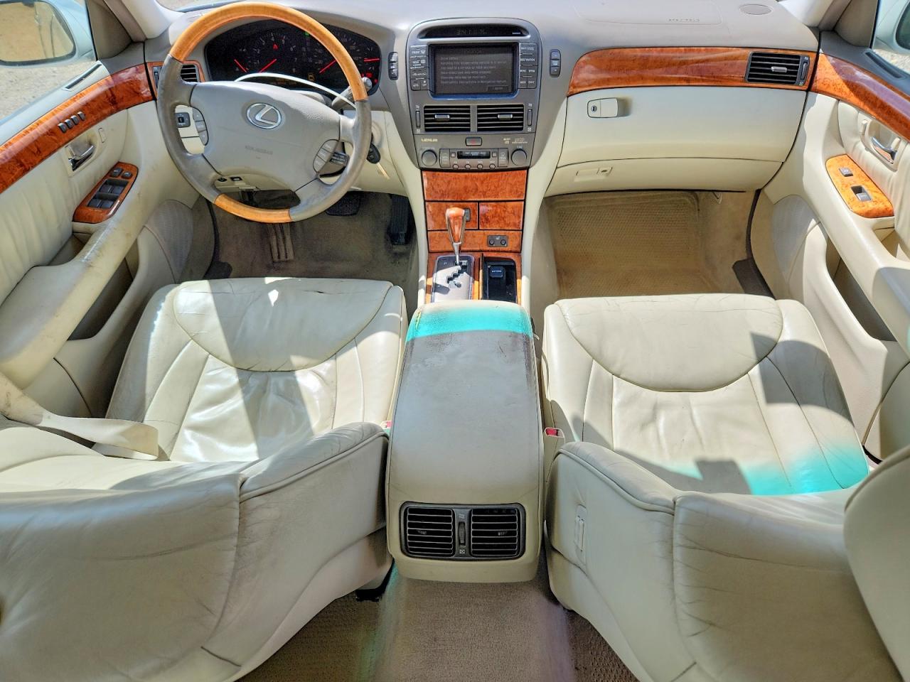 2001 Lexus Ls 430 White vin: JTHBN30F710047008