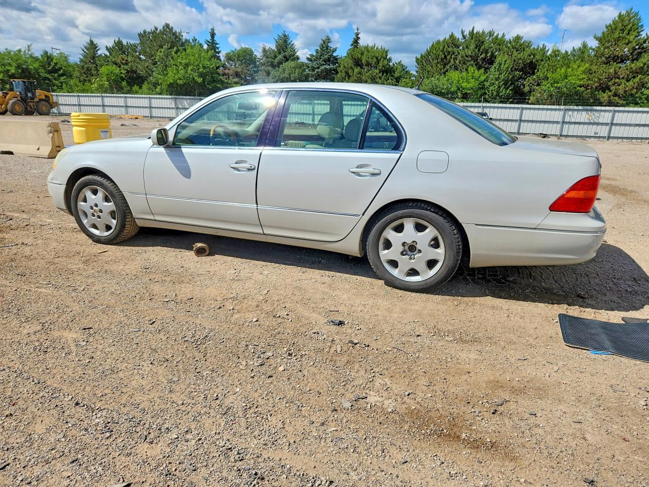 2001 Lexus Ls 430 White vin: JTHBN30F710047008