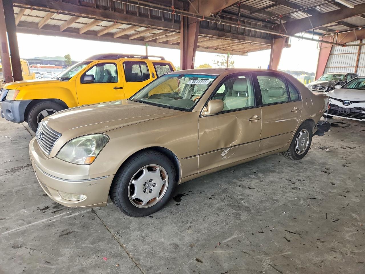 2002 Lexus Ls 430 Желто-коричневый vin: JTHBN30F720052548