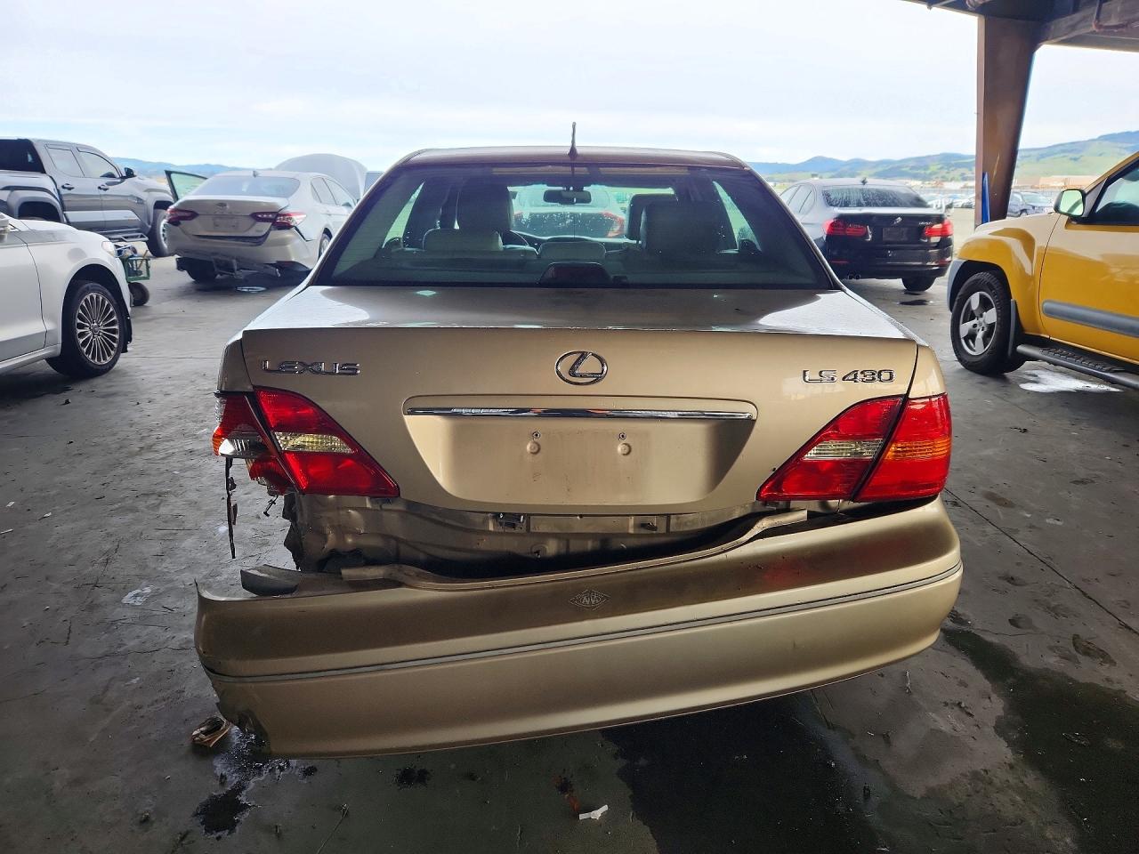 2002 Lexus Ls 430 Желто-коричневый vin: JTHBN30F720052548