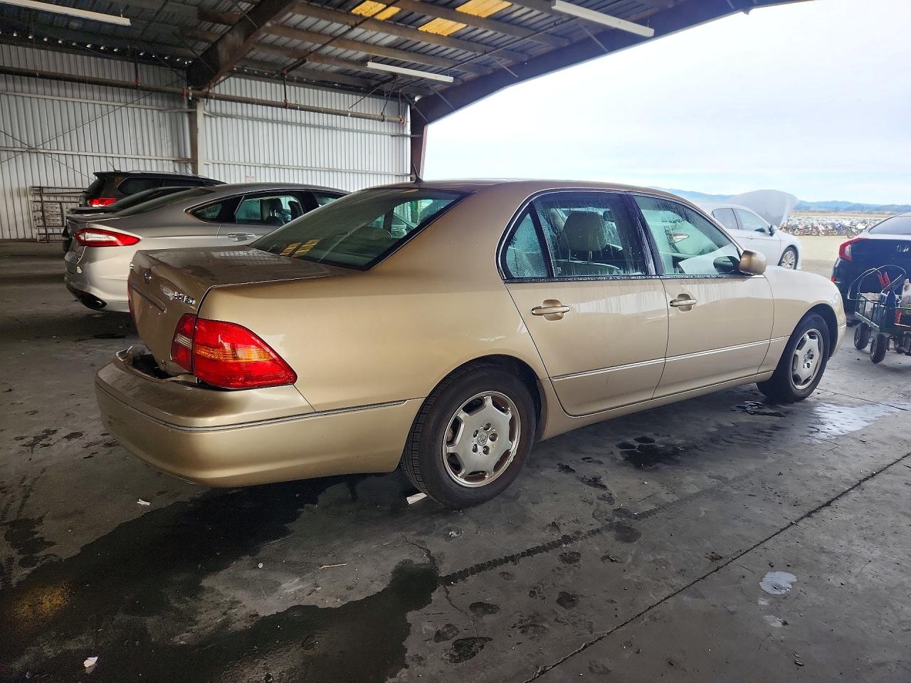 2002 Lexus Ls 430 Желто-коричневый vin: JTHBN30F720052548