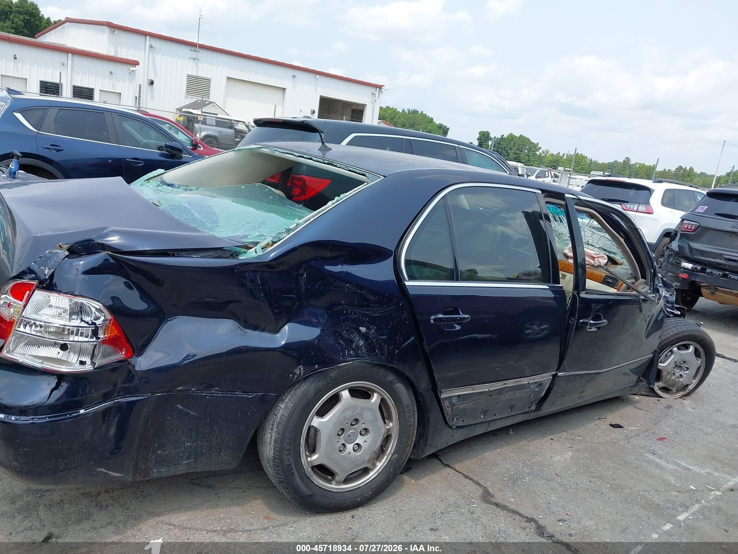 2002 Lexus Ls 430 Blue vin: JTHBN30F720069785