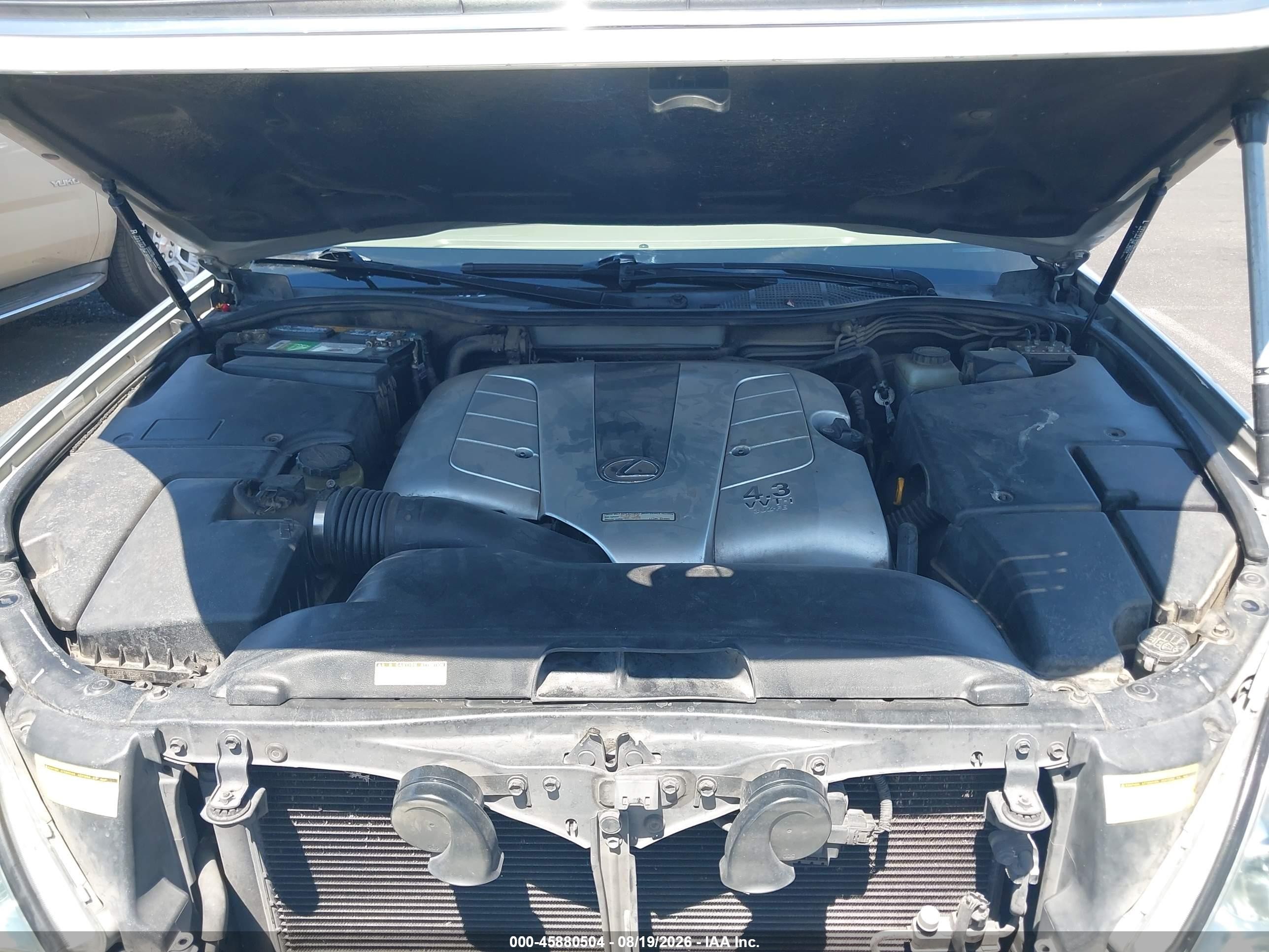 2002 Lexus Ls 430 Gold vin: JTHBN30F720077935