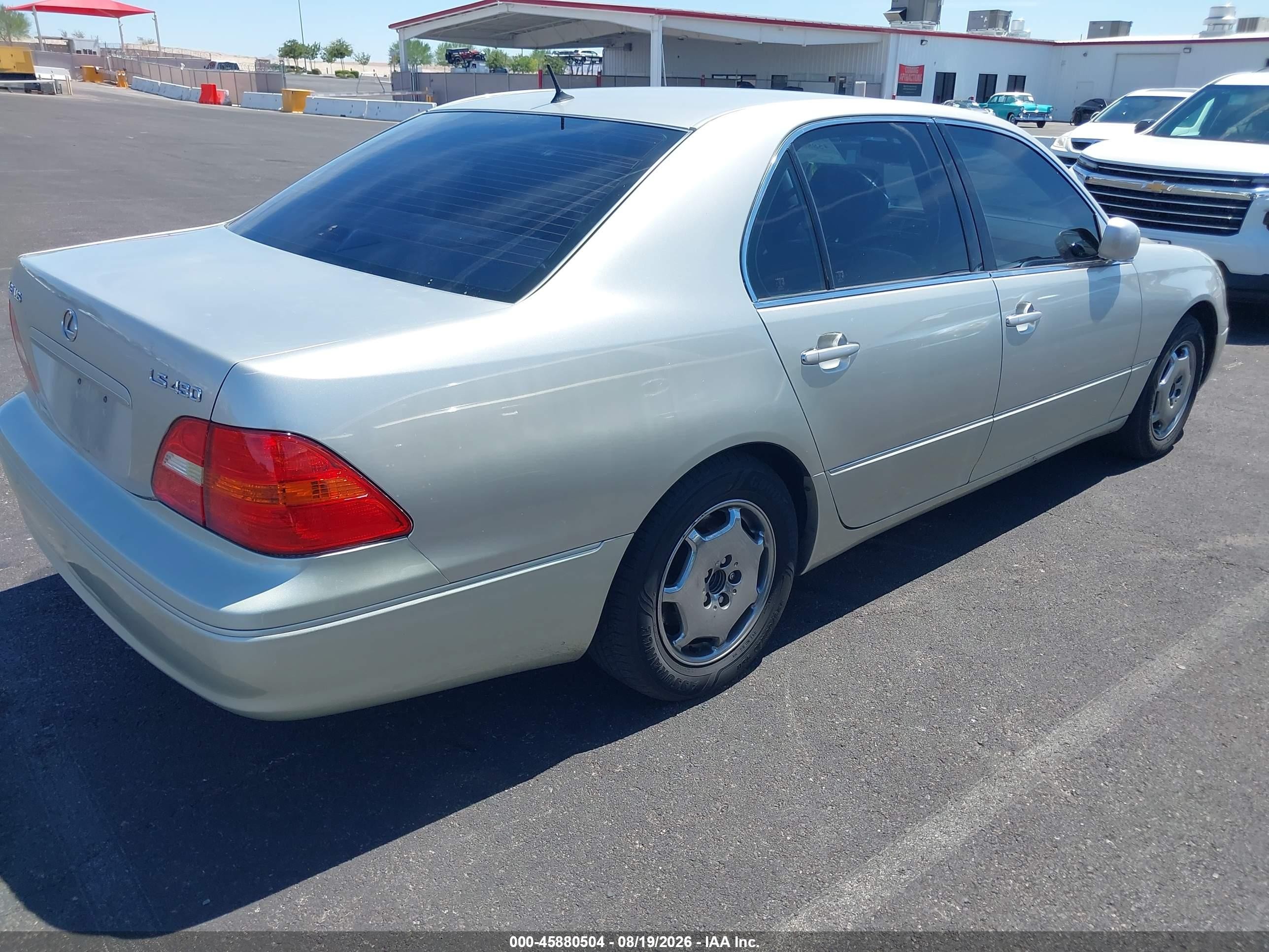 2002 Lexus Ls 430 Gold vin: JTHBN30F720077935
