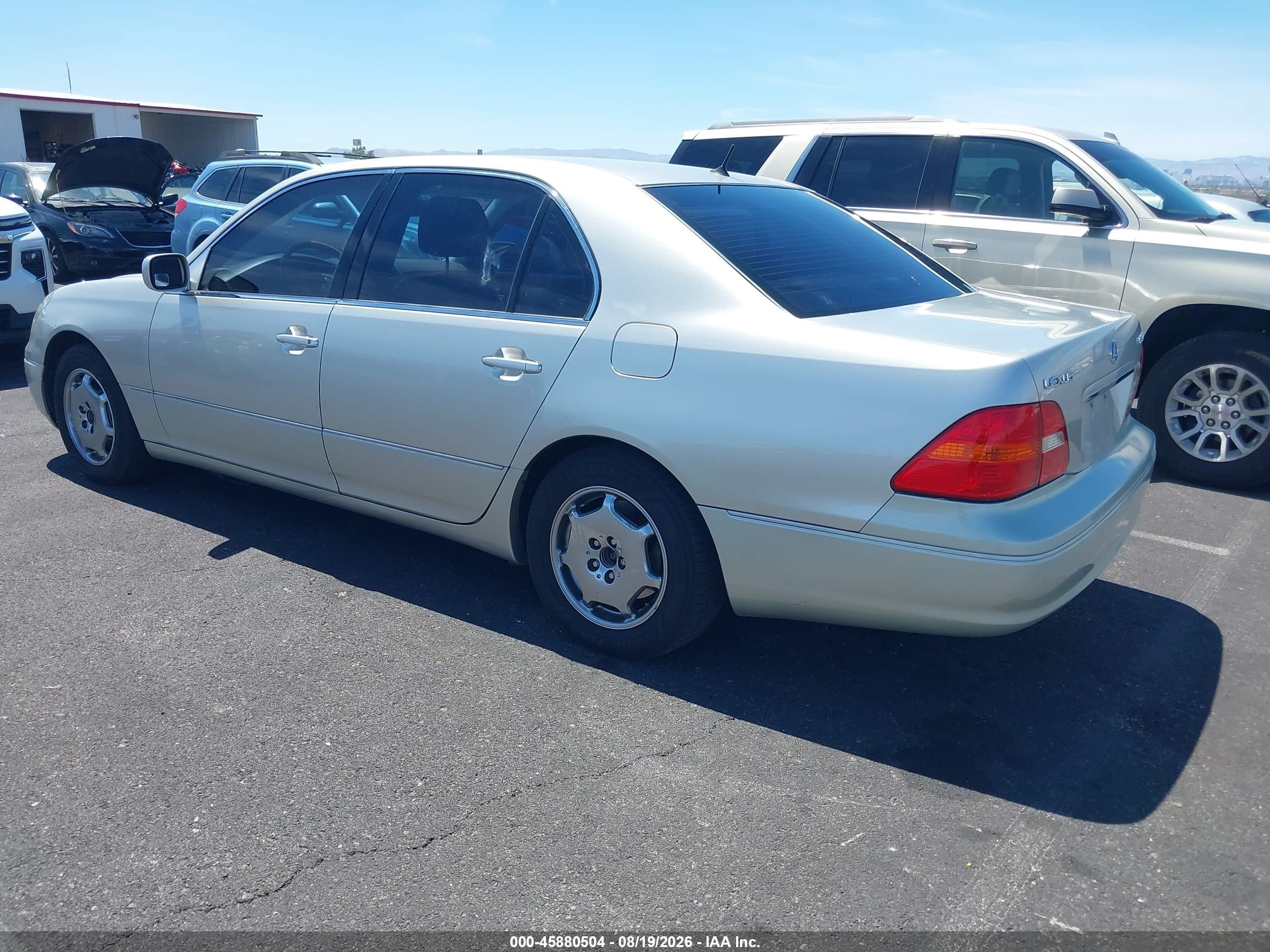 2002 Lexus Ls 430 Gold vin: JTHBN30F720077935