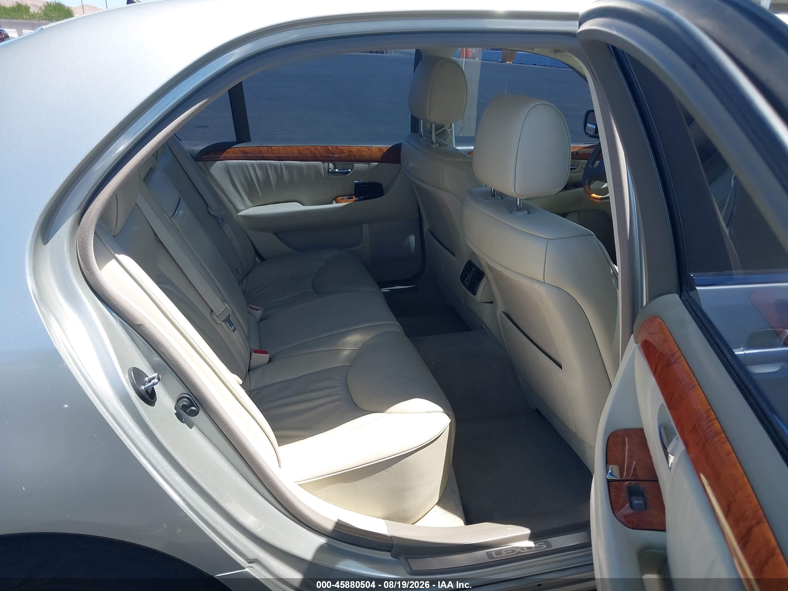 2002 Lexus Ls 430 Gold vin: JTHBN30F720077935